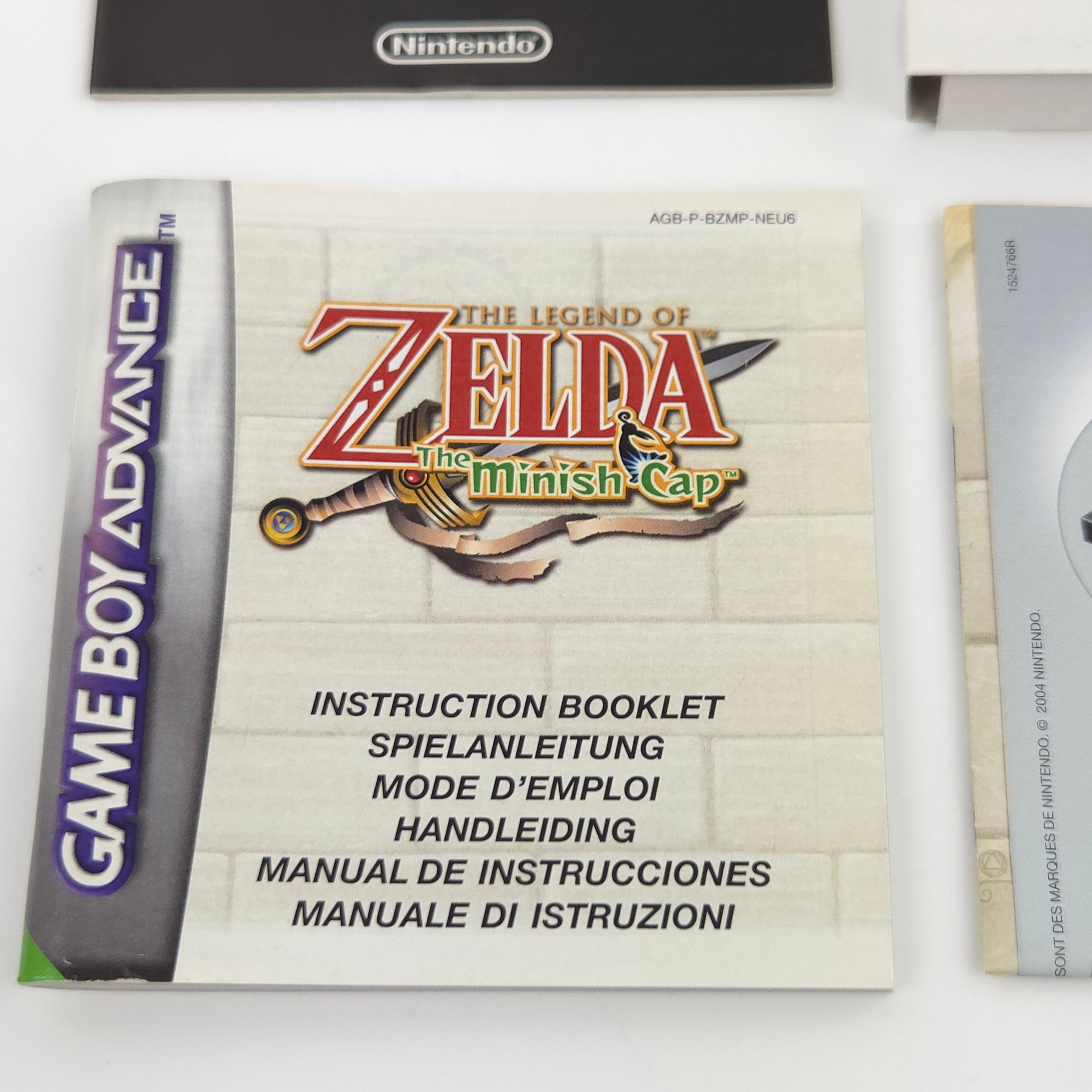 Game Boy Advance Spiel – The Legend of Zelda Minish Cap OVP