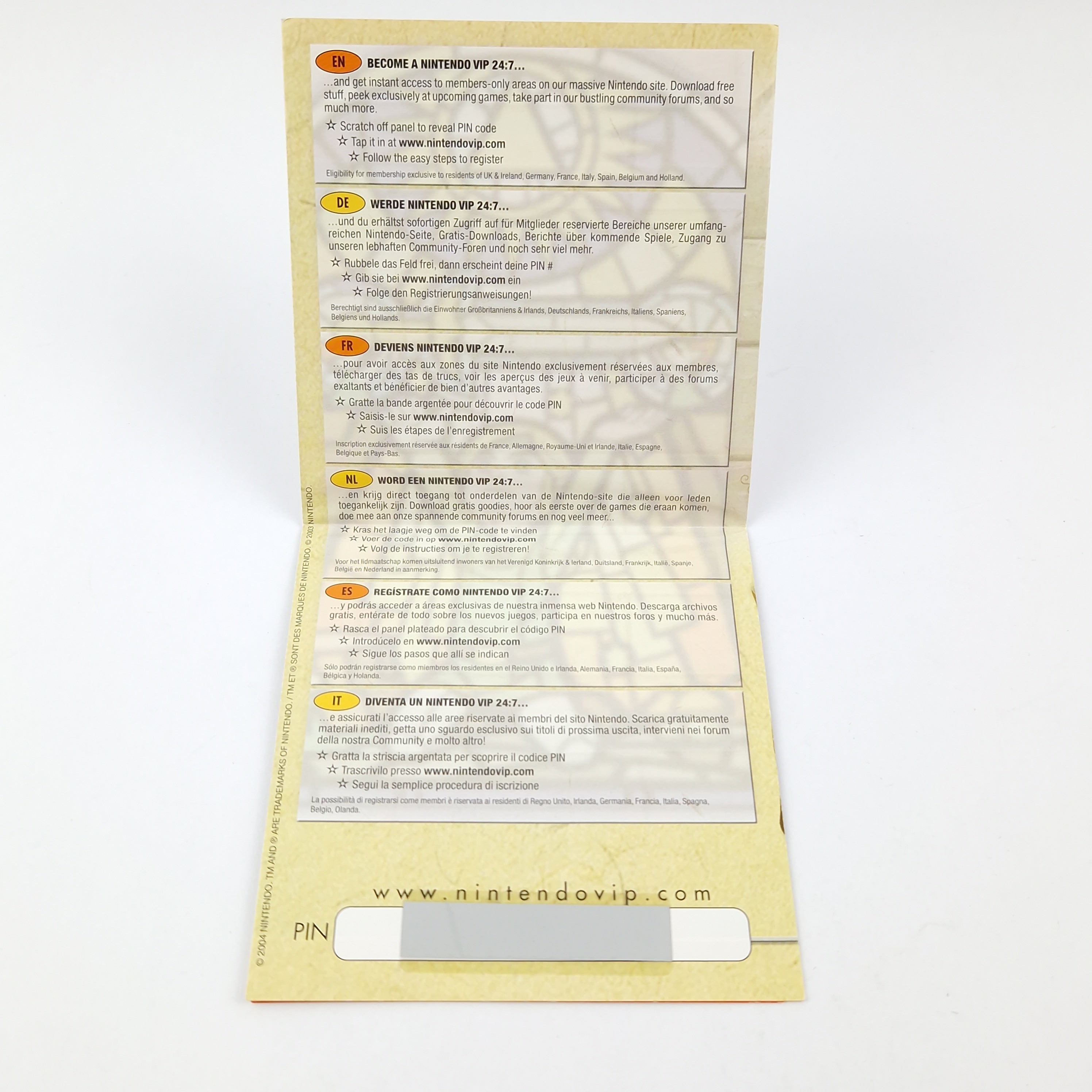 Game Boy Advance Spiel – The Legend of Zelda Minish Cap OVP