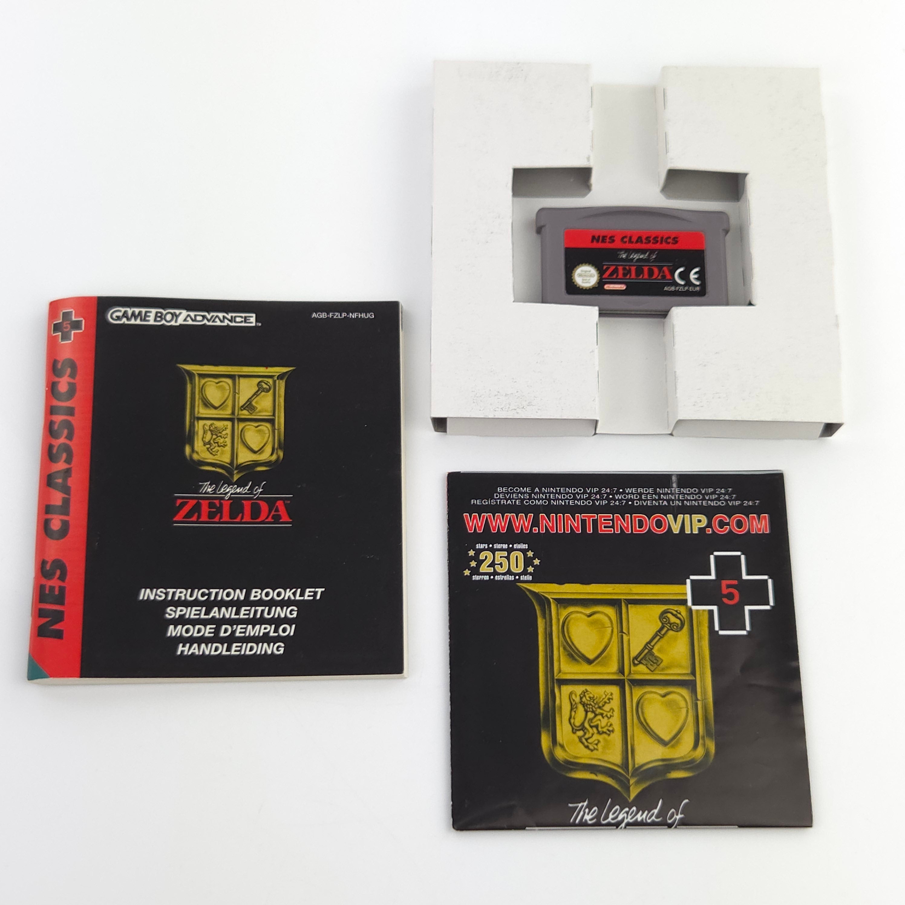 Game Boy Advance Spiel – The Legend of Zelda NES Classics OVP PAL