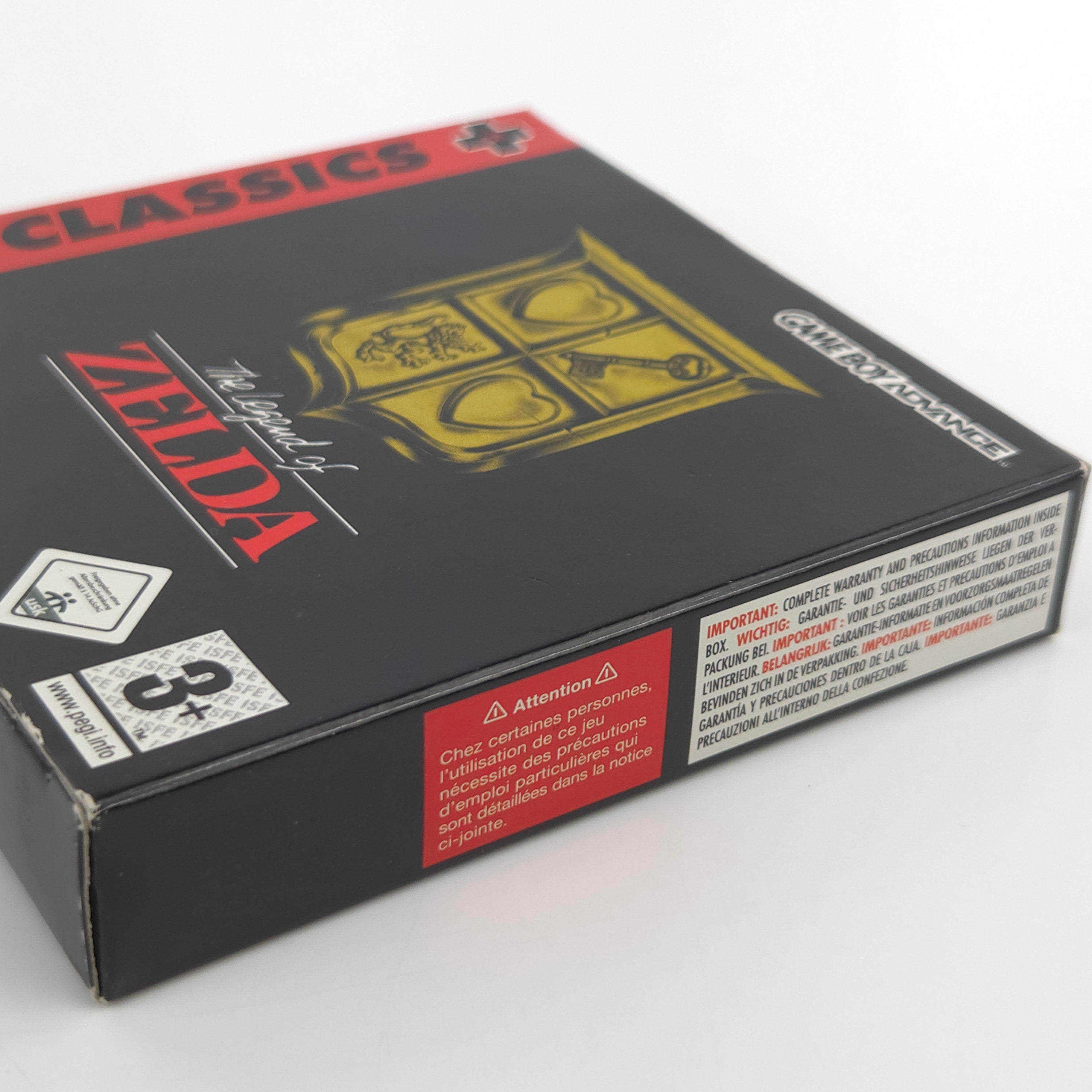 Game Boy Advance Spiel – The Legend of Zelda NES Classics OVP PAL