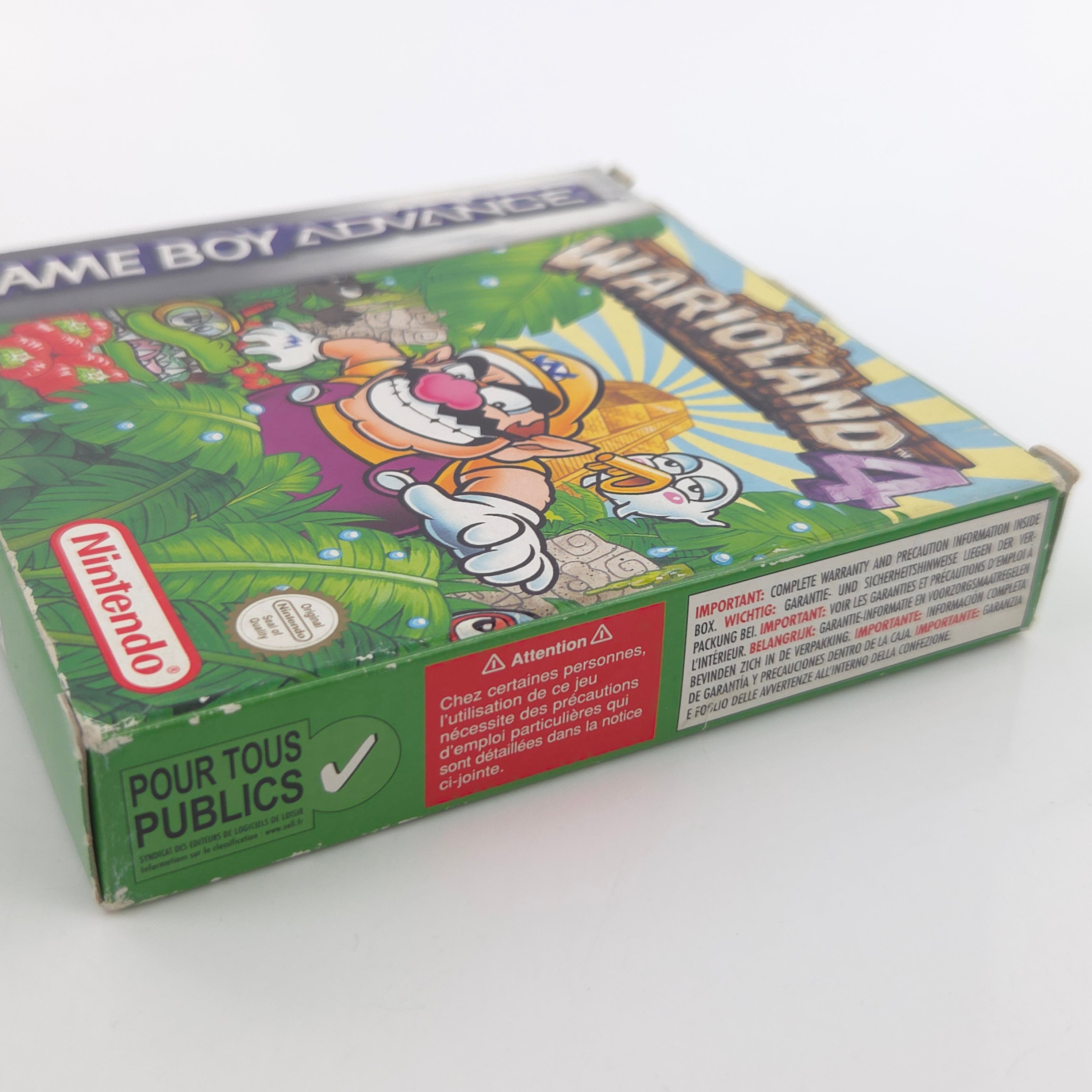 Game Boy Advance Spiel – Wario Land 4 (OVP PAL)