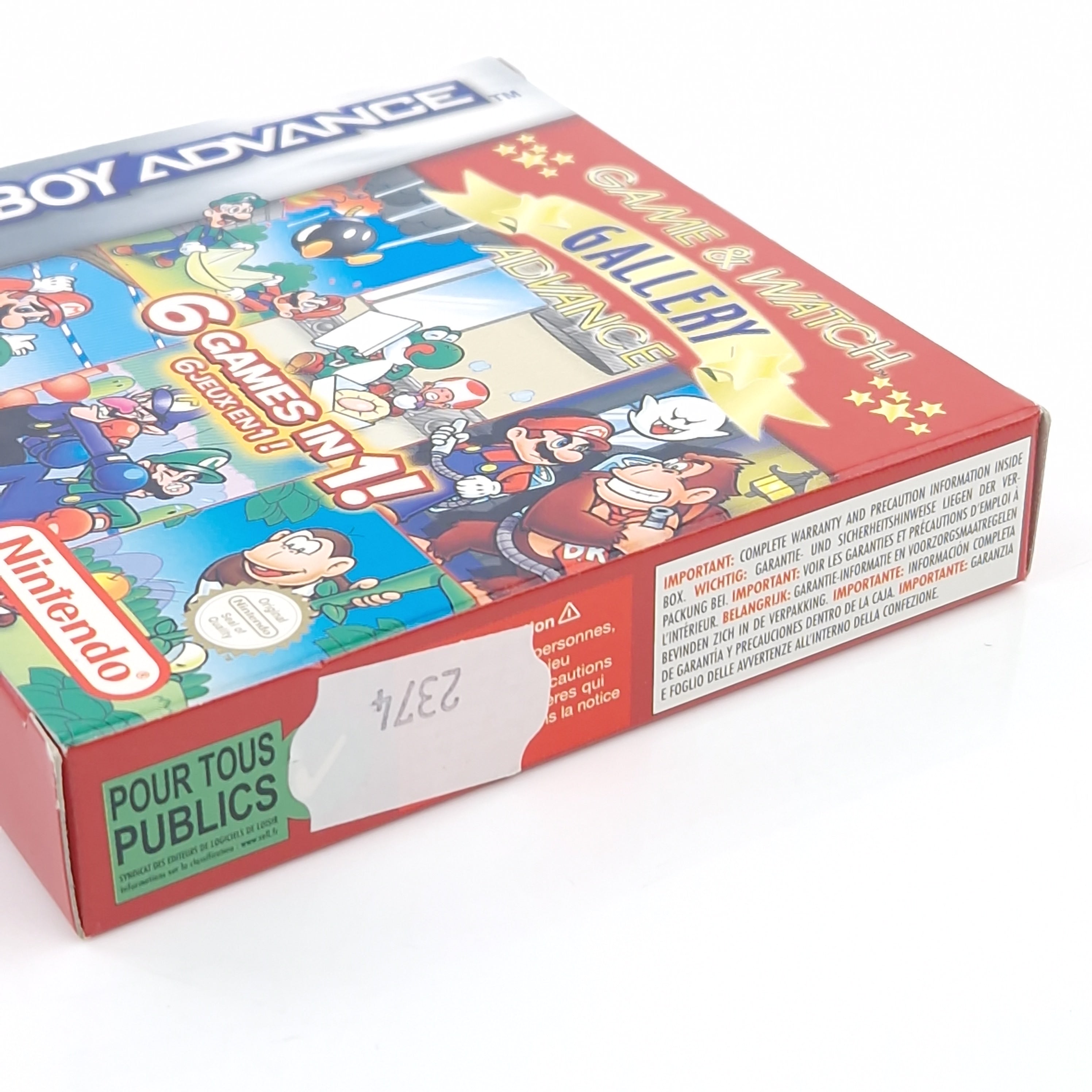 Game Boy Advance Spiel – Game & Watch Gallery 6 (OVP)