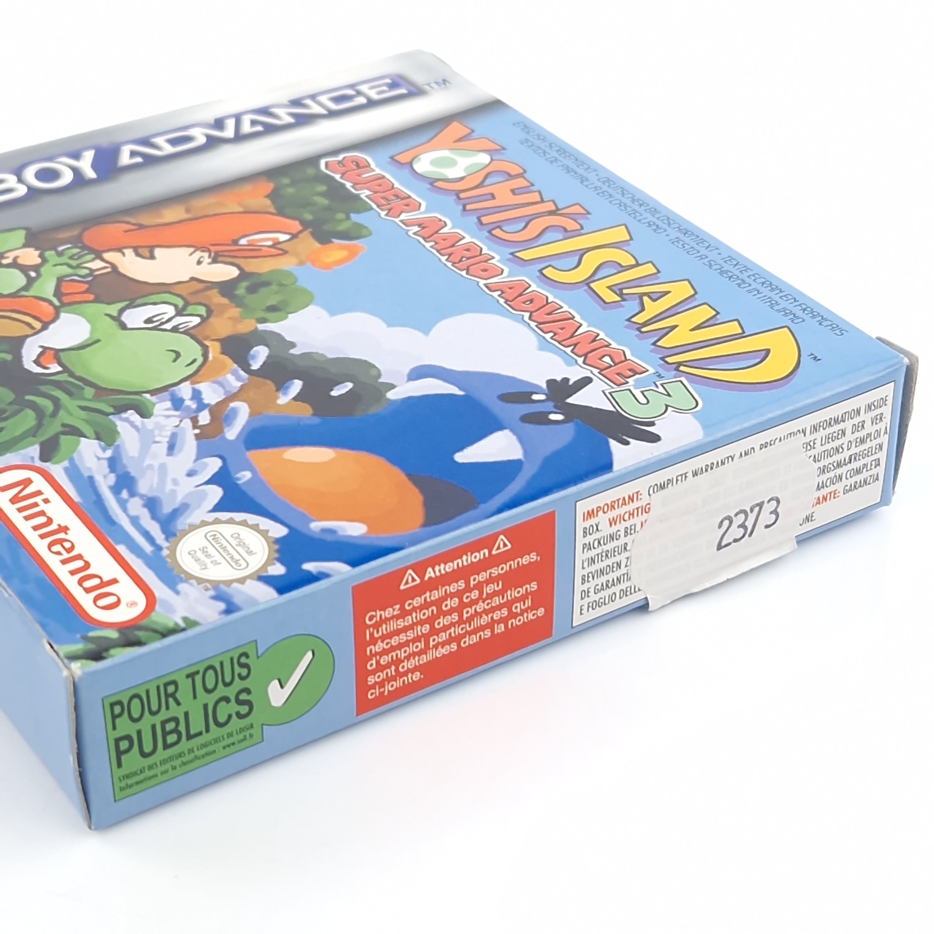 Game Boy Advance Spiel – Yoshis Island Super Mario Adv 3 OVP