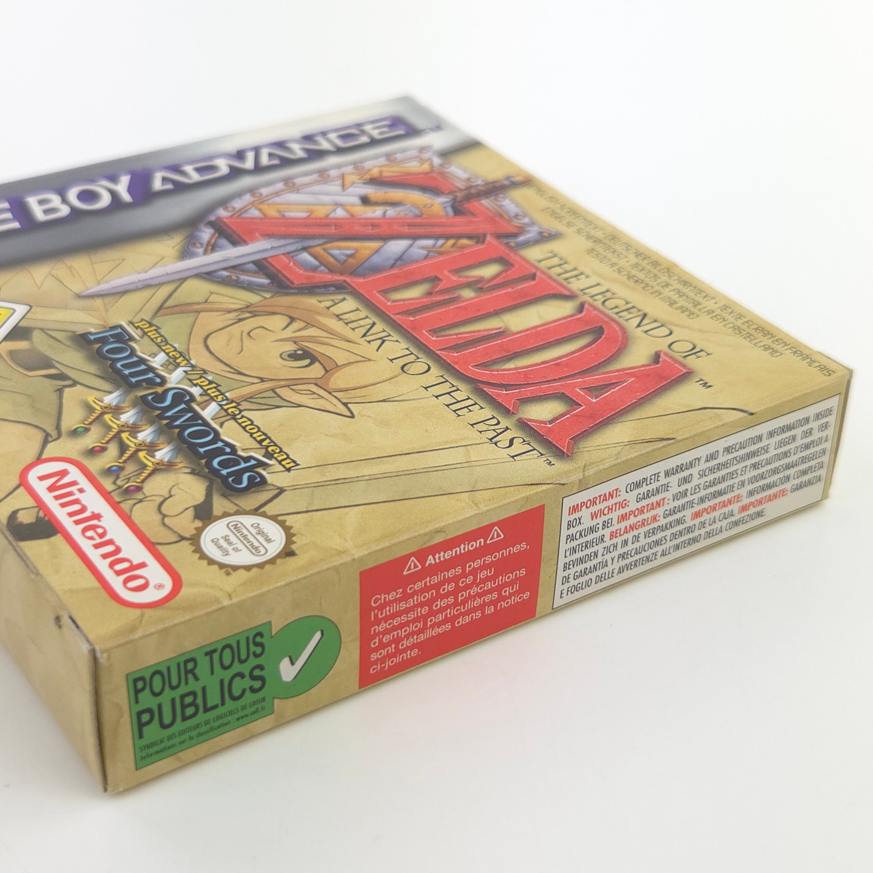 Game Boy Advance Spiel – Zelda A Link to the Past OVP