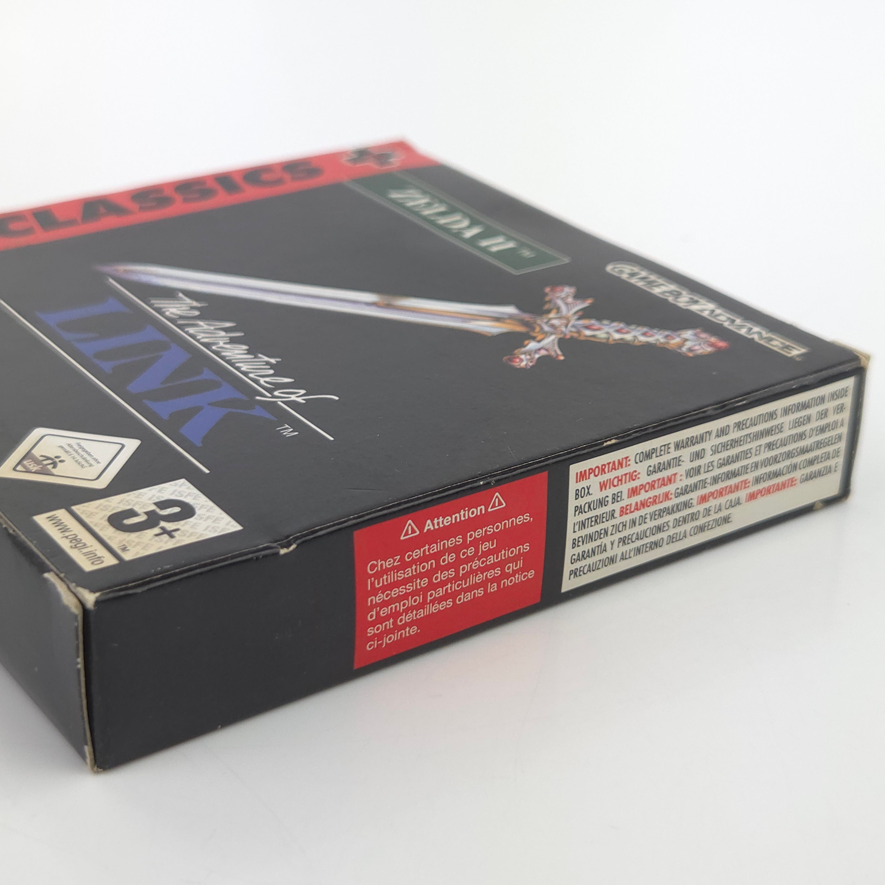 Game Boy Advance Spiel – Zelda II The Adventure of Link