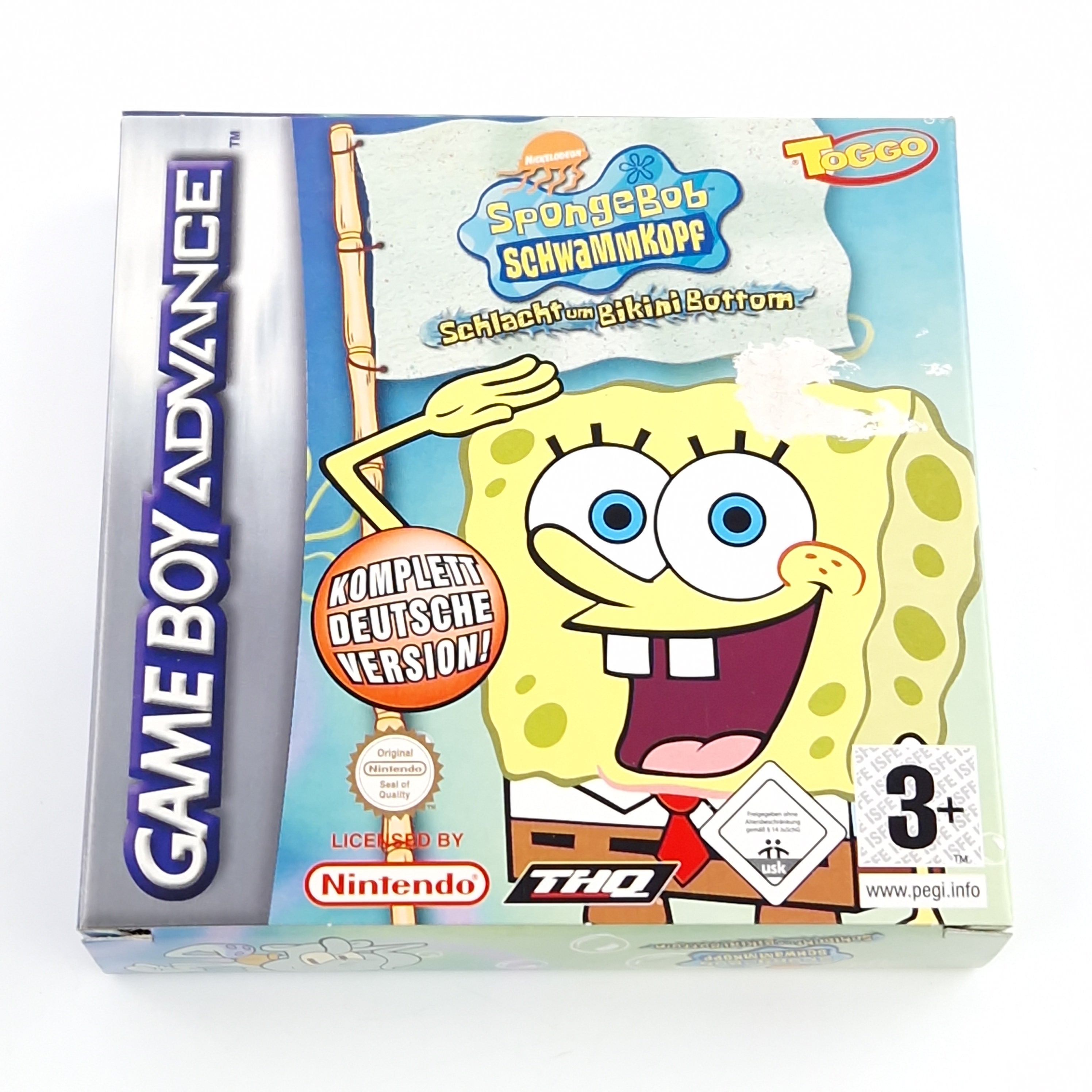 Game Boy Advance Spiel – Spongebob Schwammkopf OVP