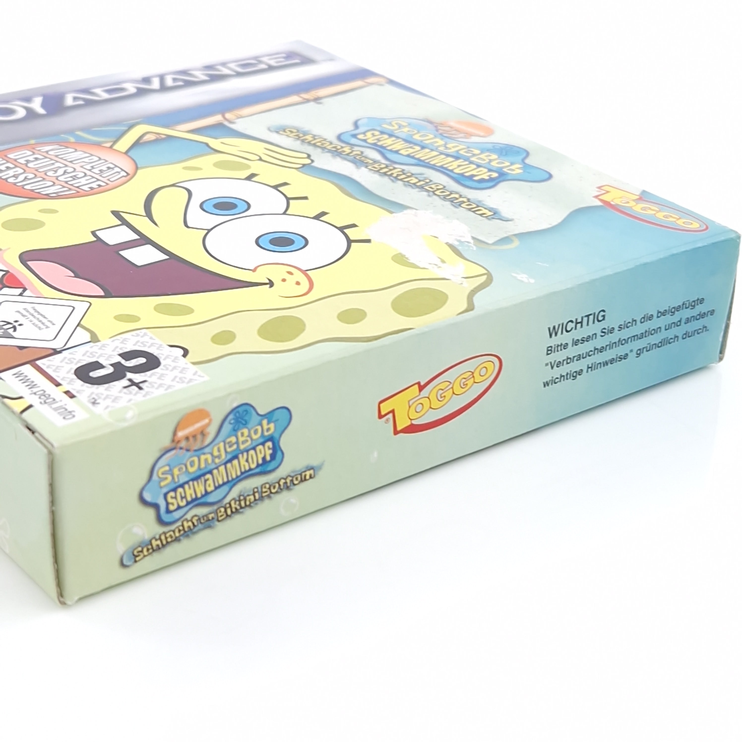 Game Boy Advance Spiel – Spongebob Schwammkopf OVP