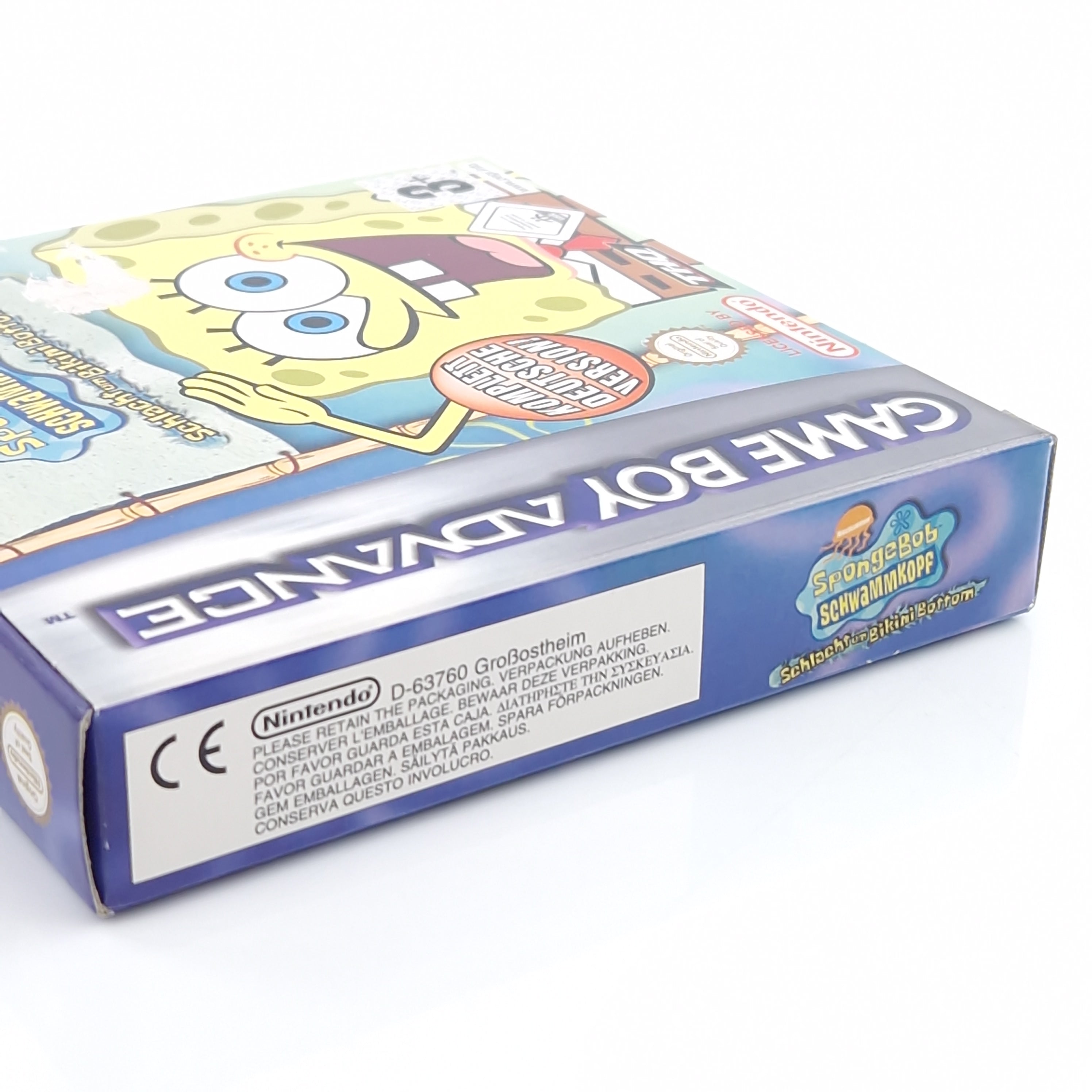 Game Boy Advance Spiel – Spongebob Schwammkopf OVP