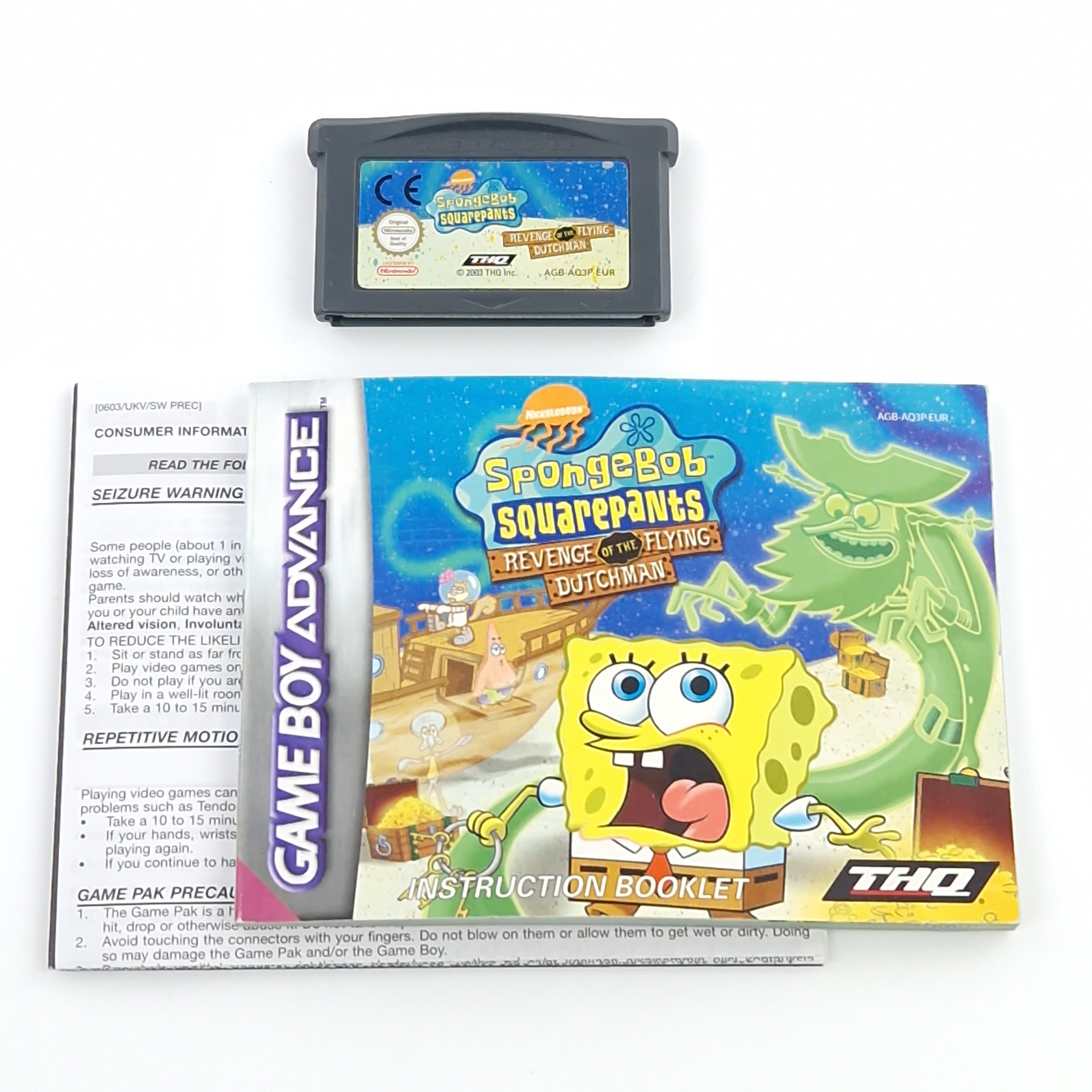 Game Boy Advance Spiel – Spongebob Revenge of the Flying Dutchman