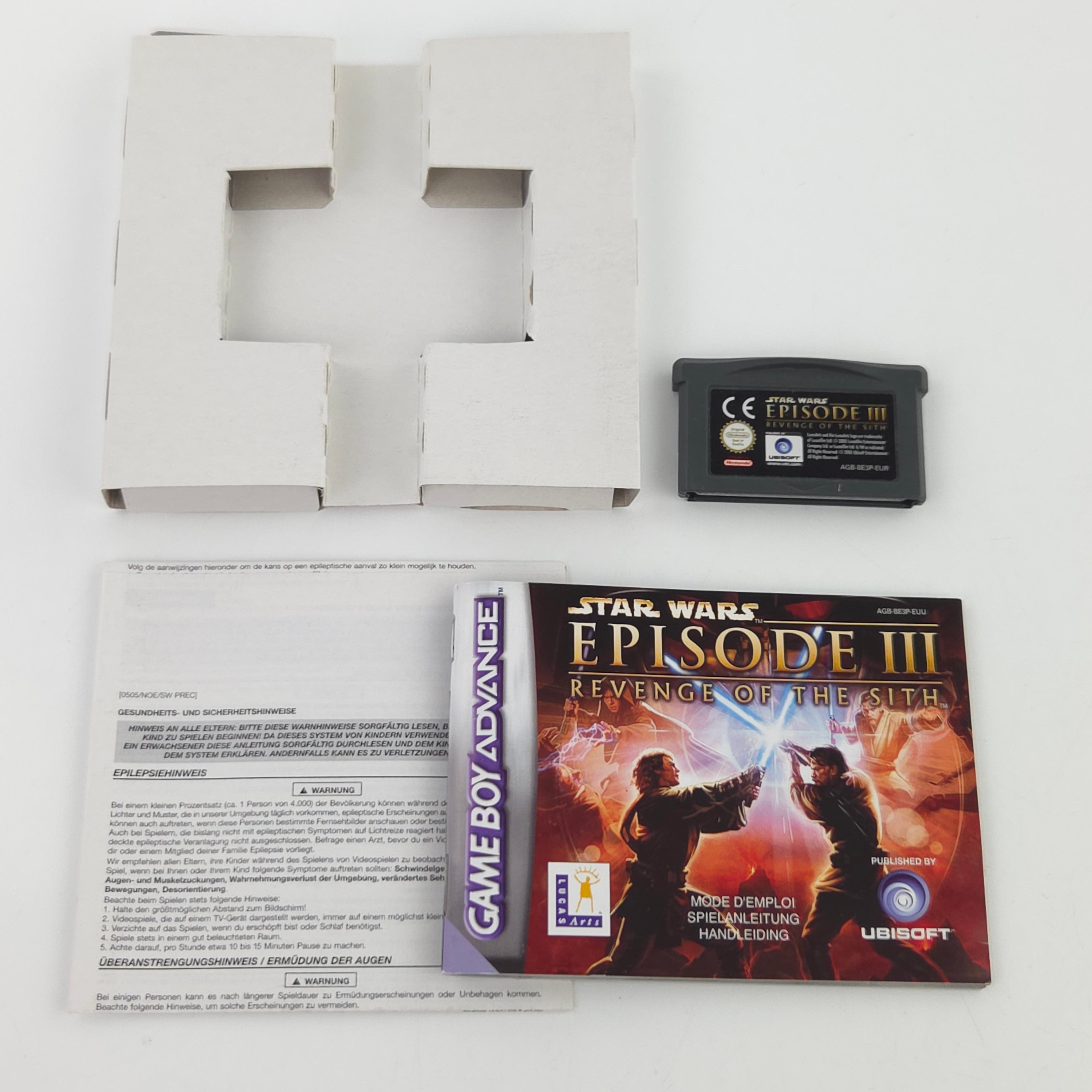 GBA Spiel Star Wars Episode III Revenge of the Sith PAL