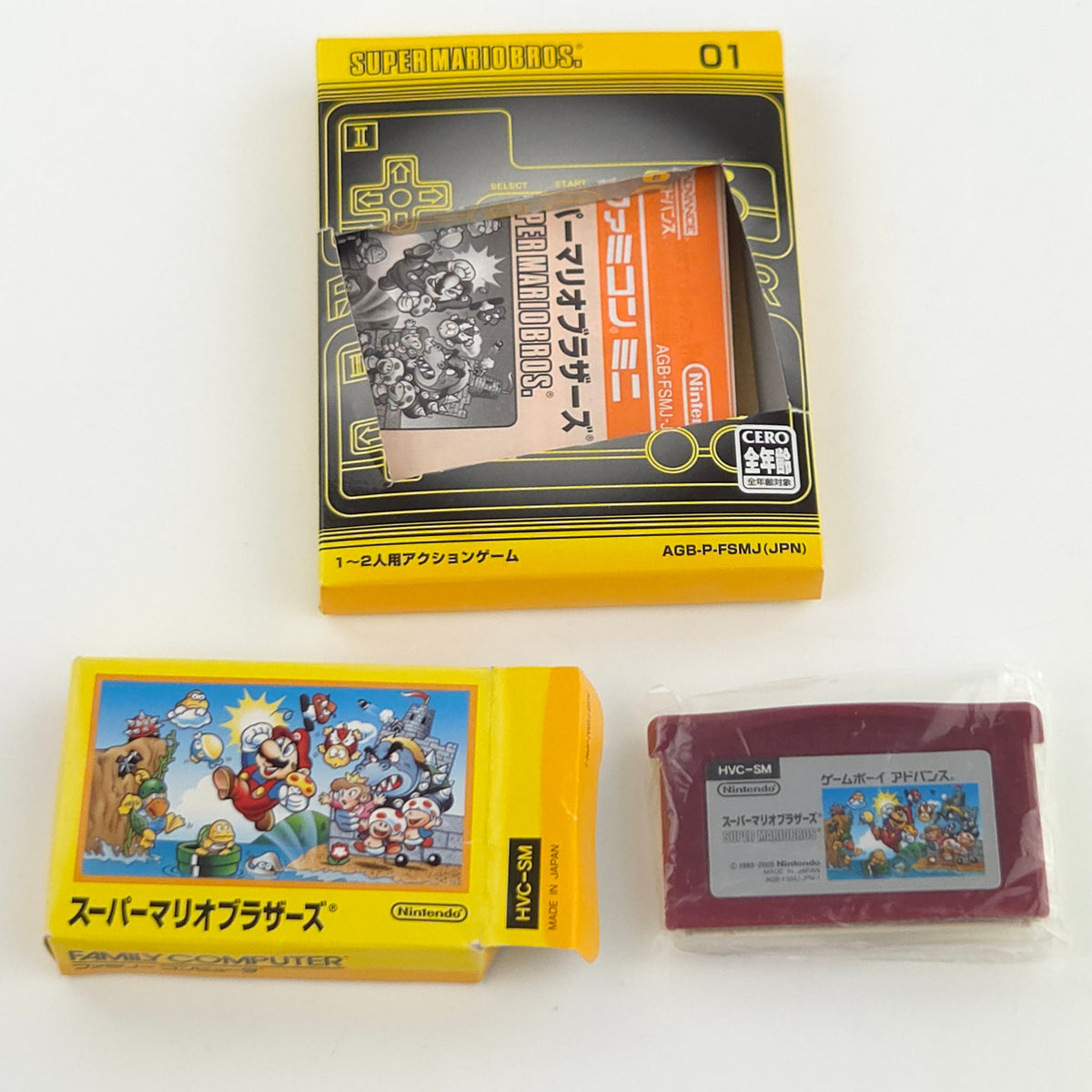 Game Boy Advance Spiel Super Mario Bros Famicom Mini OVP
