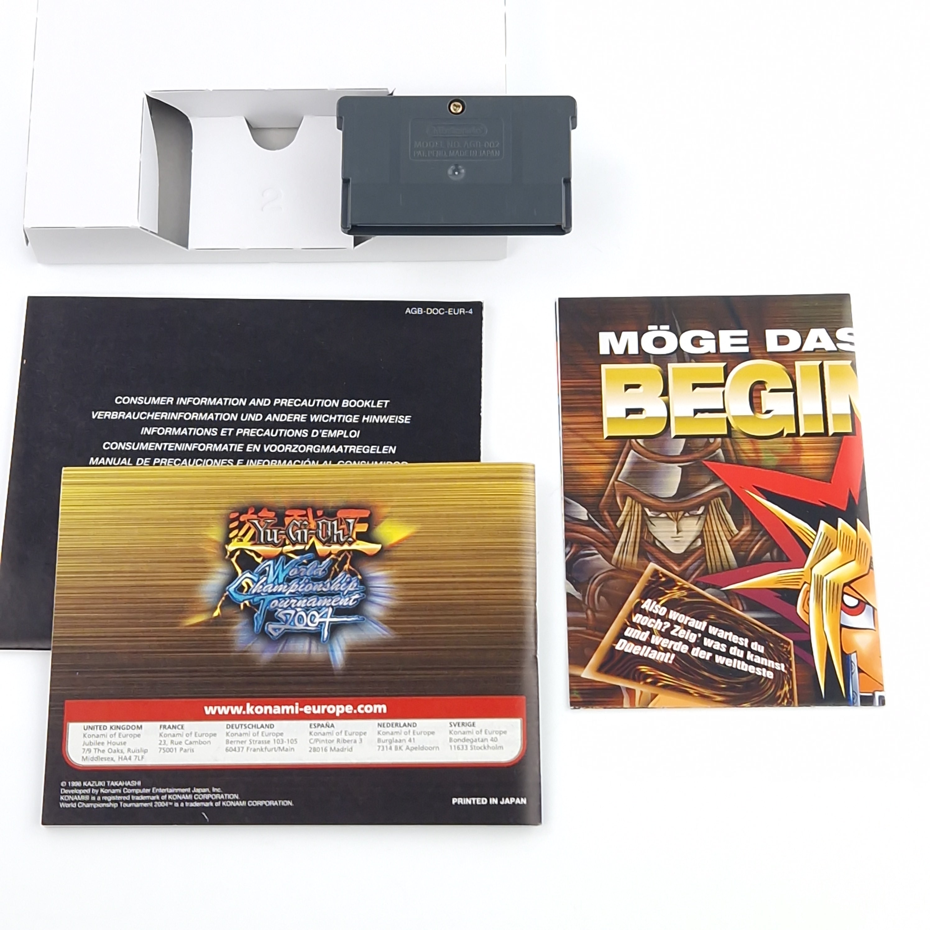Game Boy Advance Spiel – Yu-Gi-Oh! World Championship 2004 OVP