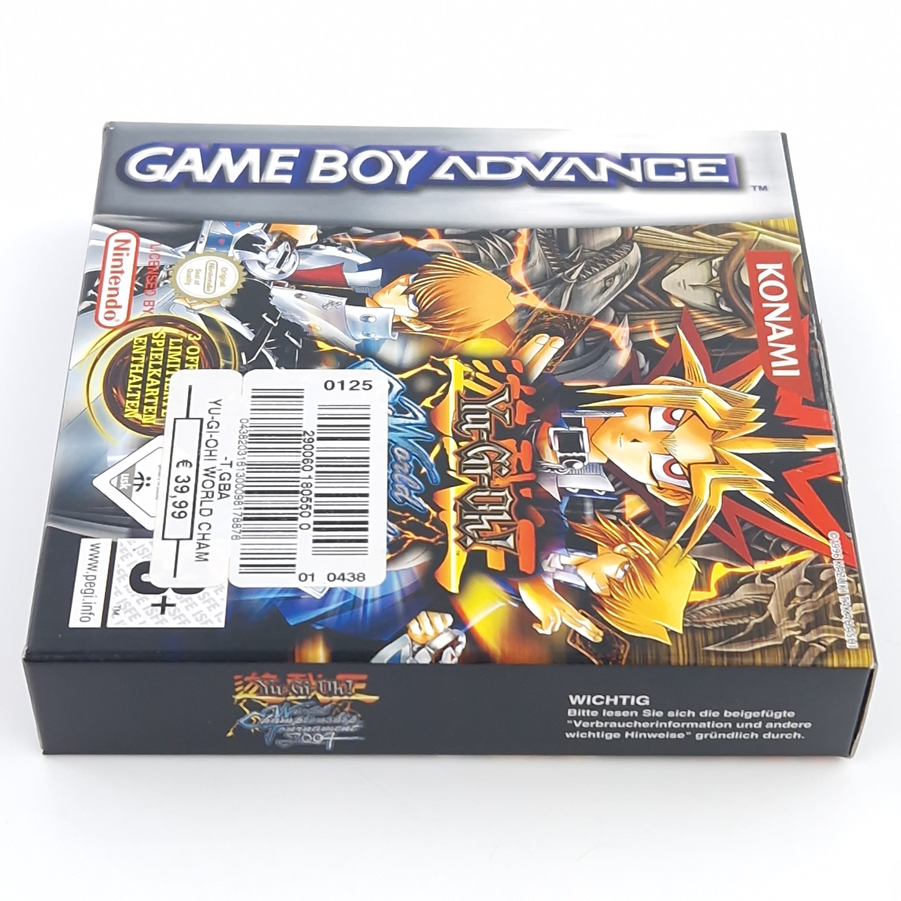 Game Boy Advance Spiel – Yu-Gi-Oh! World Championship 2004 OVP