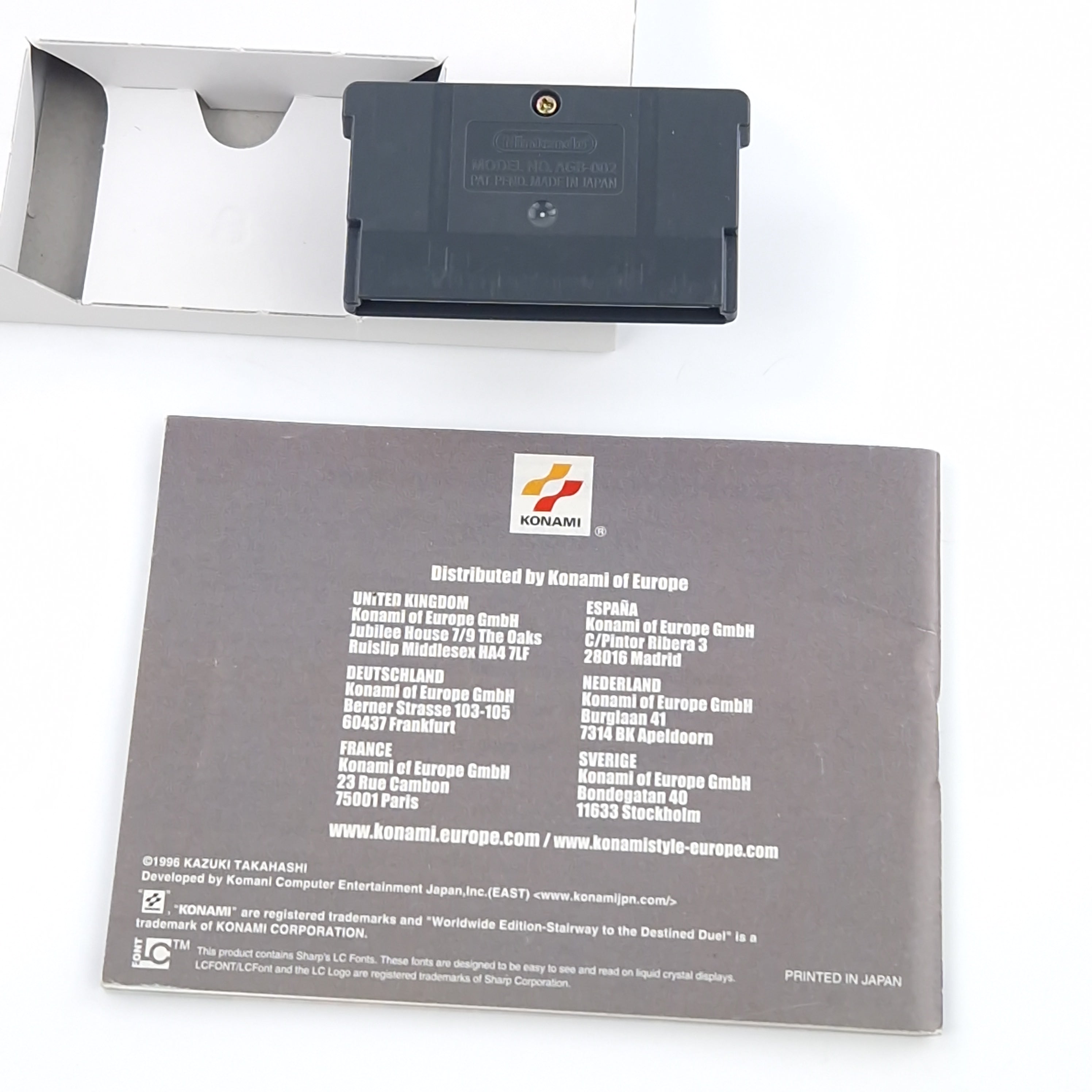 Nintendo Game Boy Advance Spiel – Yu-Gi-Oh OVP PAL