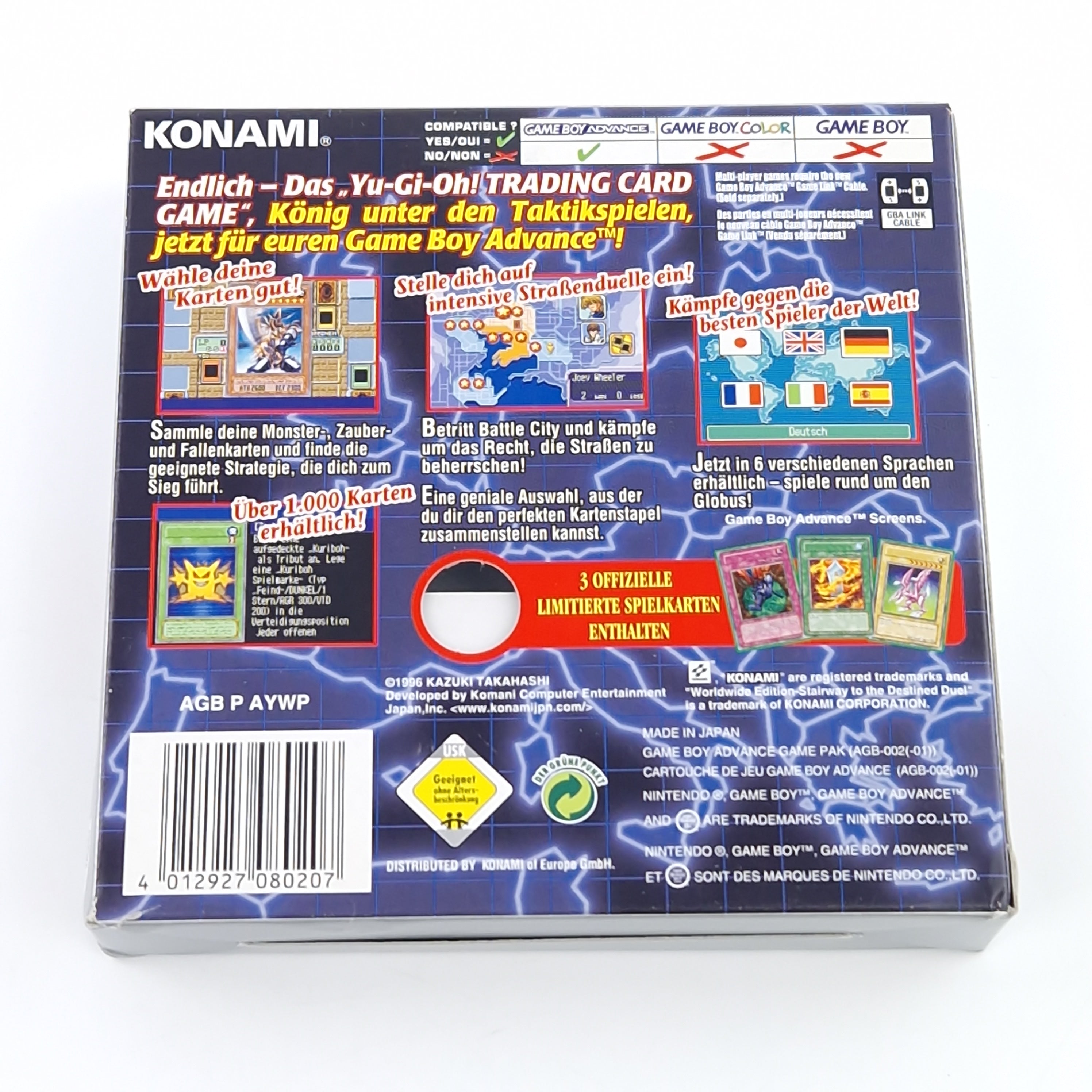 Nintendo Game Boy Advance Spiel – Yu-Gi-Oh OVP PAL