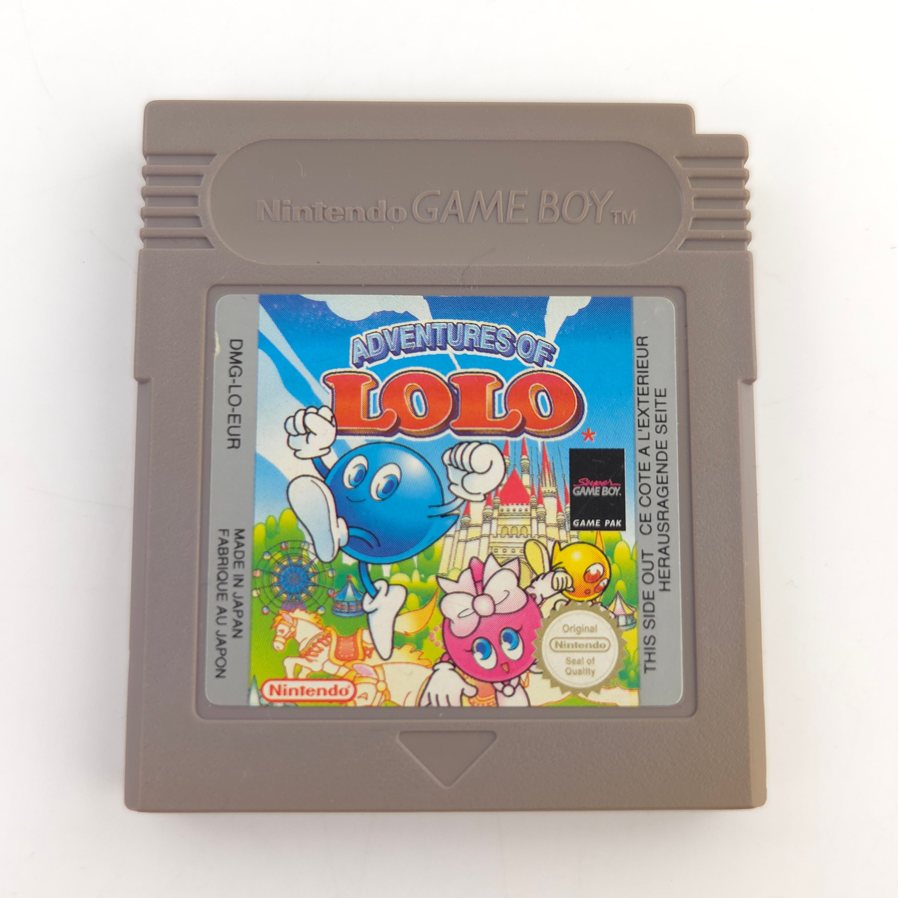 Nintendo Game Boy Spiel Adventures of Lolo GB PAL EUR
