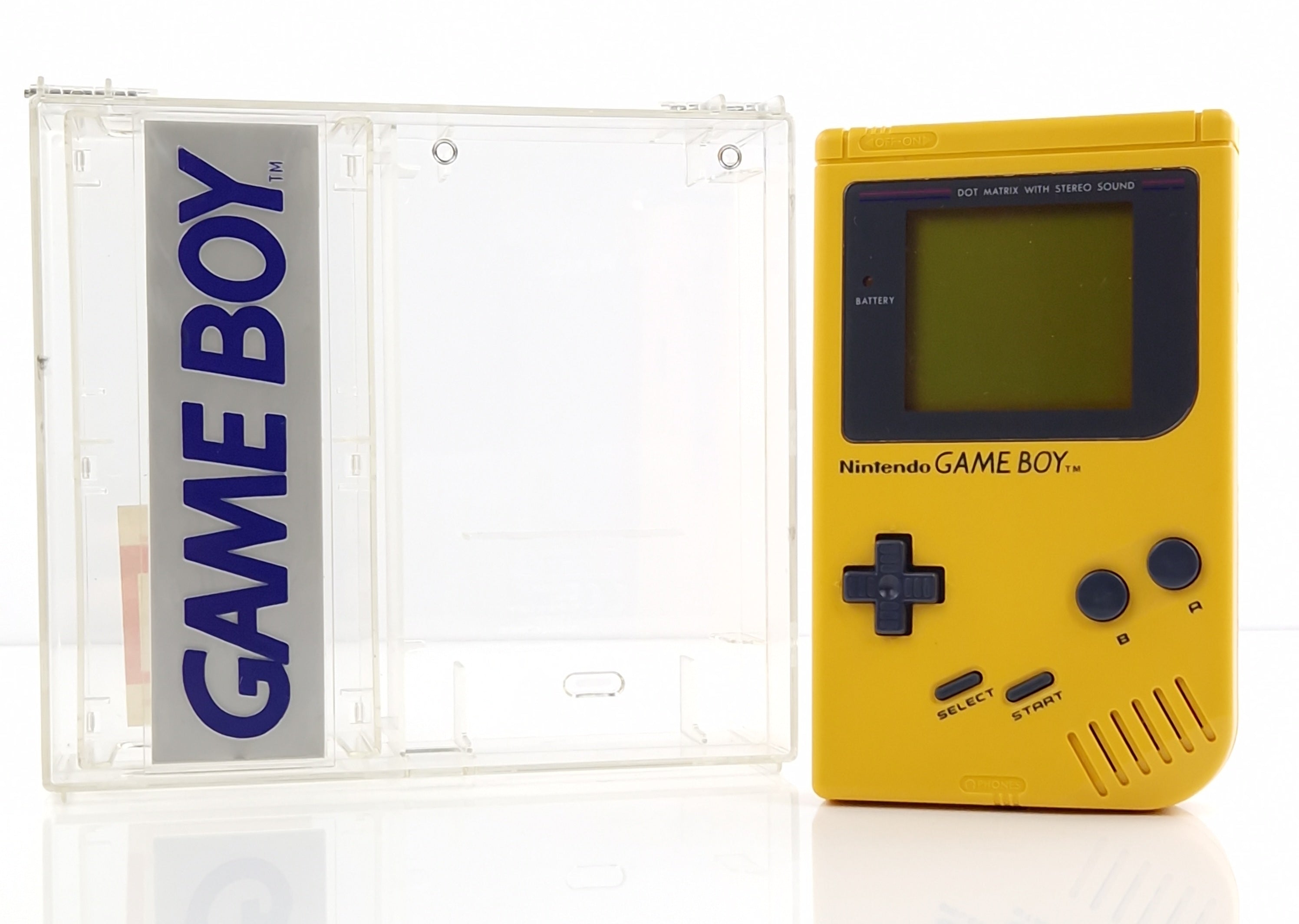 Nintendo Game Boy Konsole Banana JIM Gelb Play it Loud