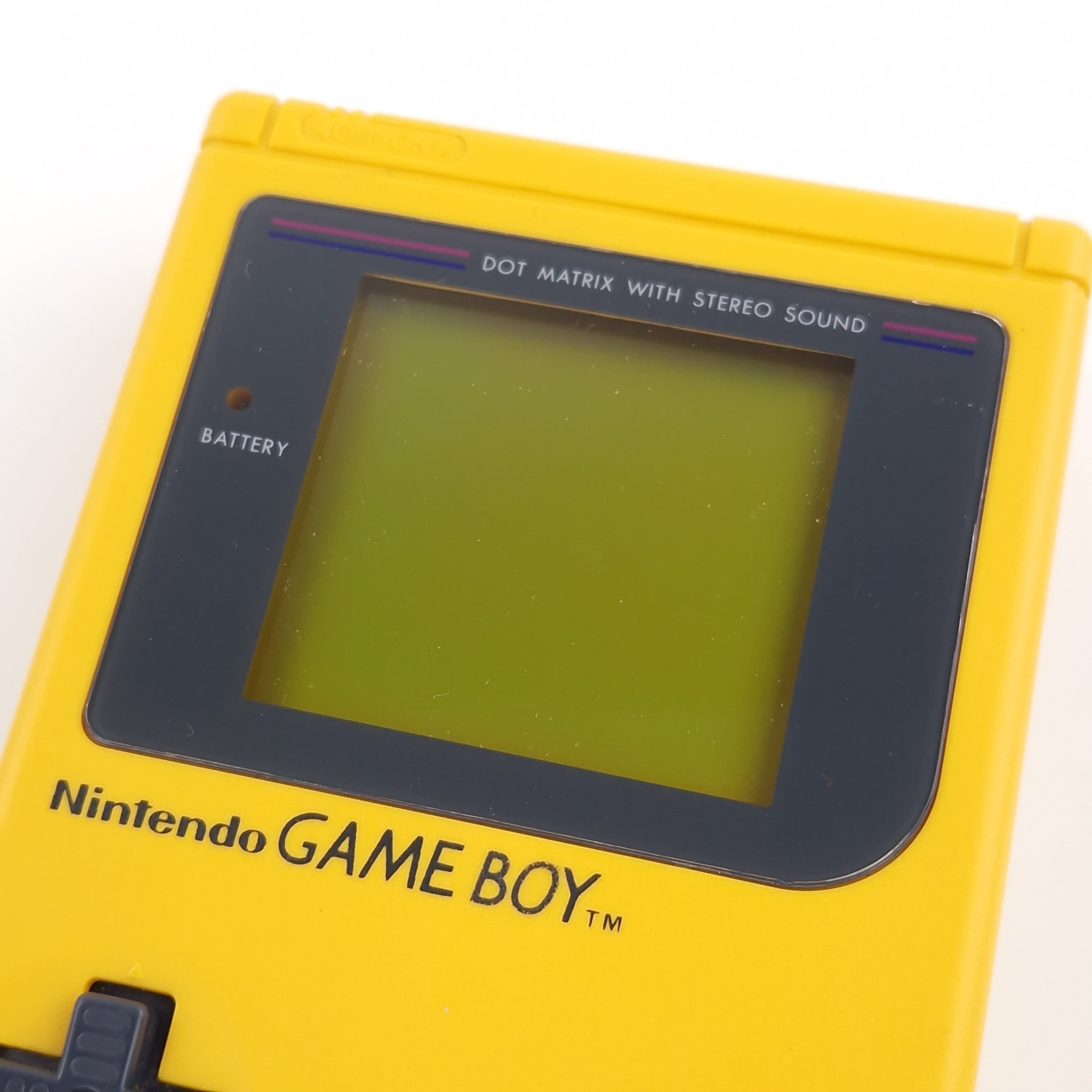 Nintendo Game Boy Konsole Banana JIM Gelb Play it Loud