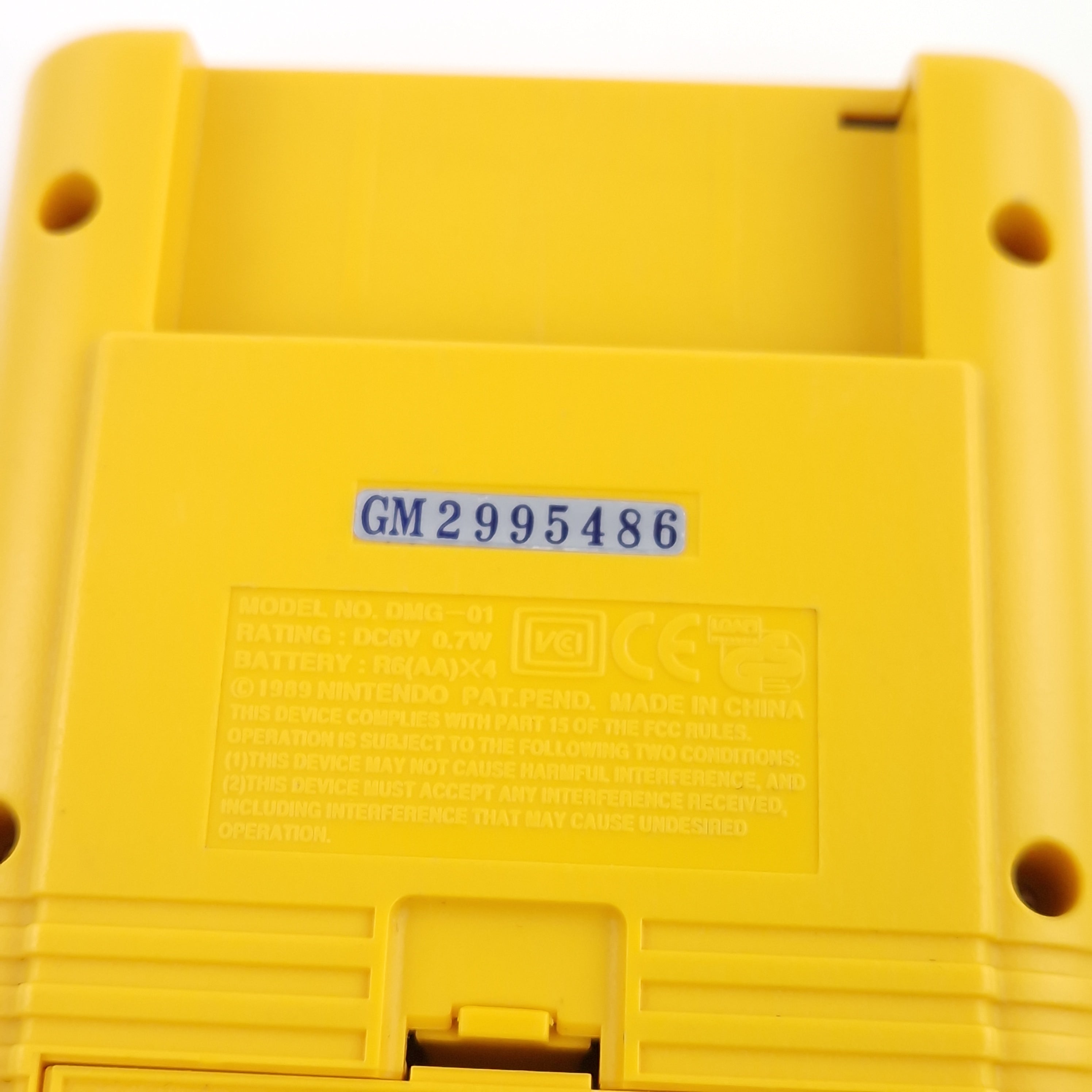 Nintendo Game Boy Konsole Banana JIM Gelb Play it Loud