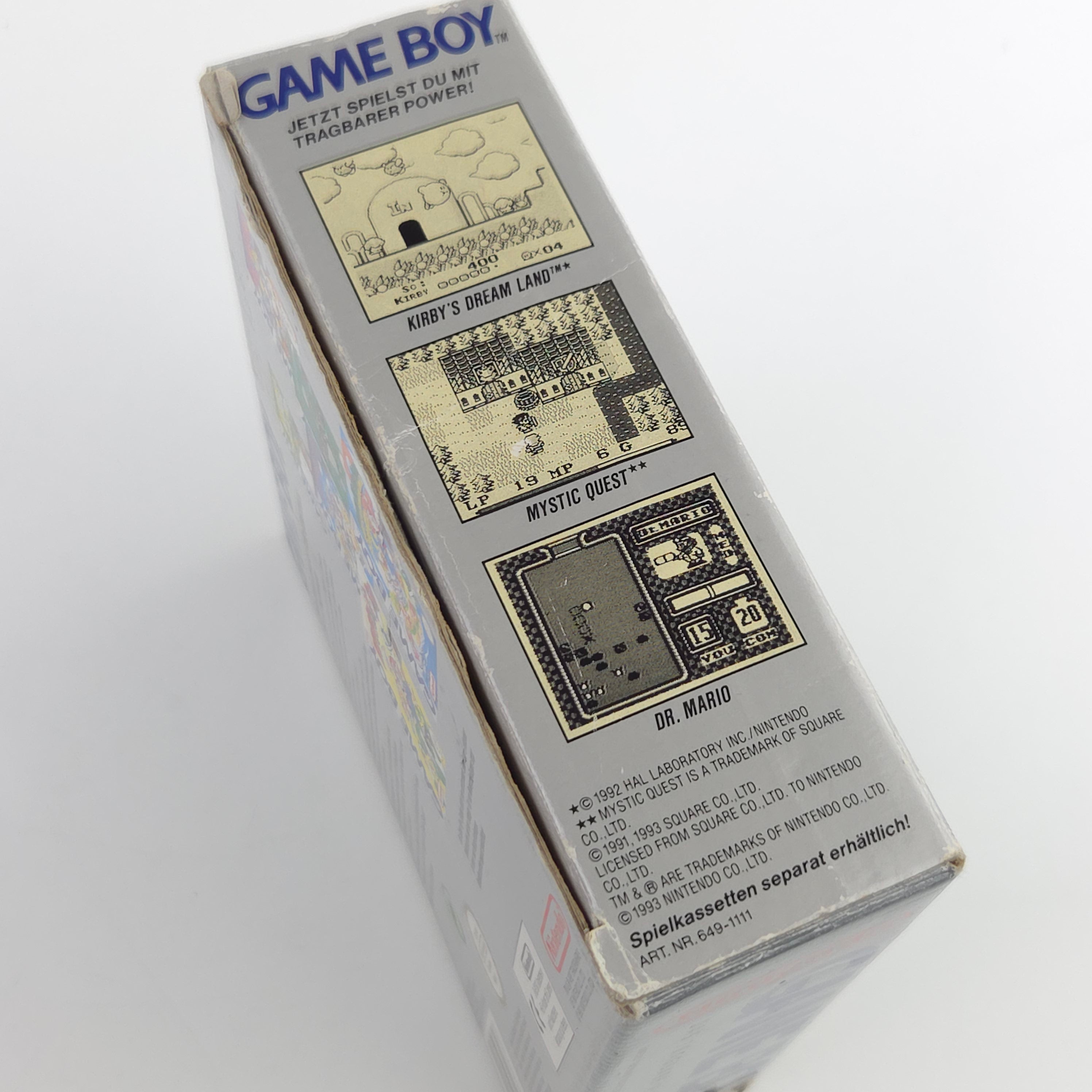 Nintendo Game Boy Konsole – Basic Set OVP teildefekt