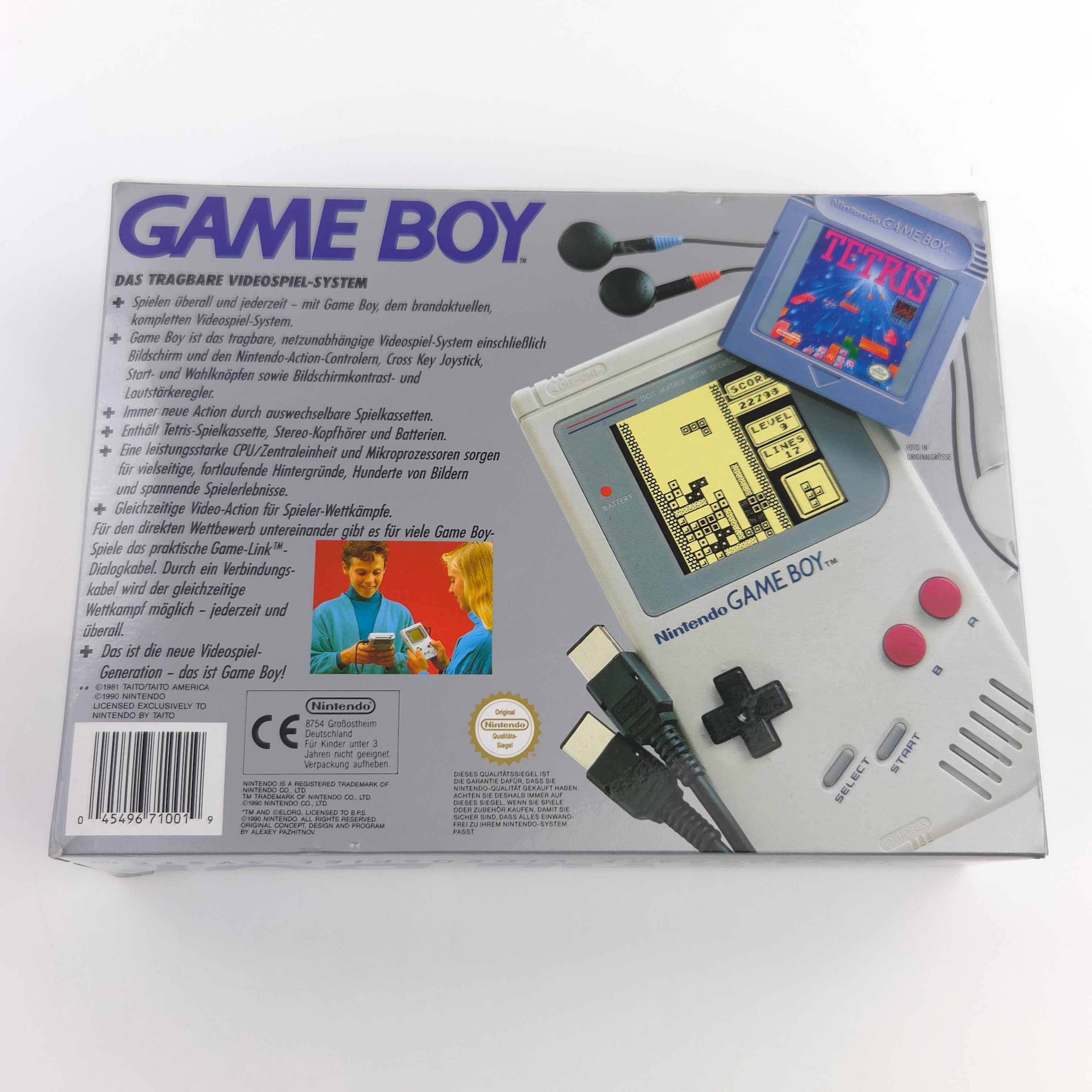 Nintendo Game Boy Konsole – Classic OVP (PAL teildefekt)