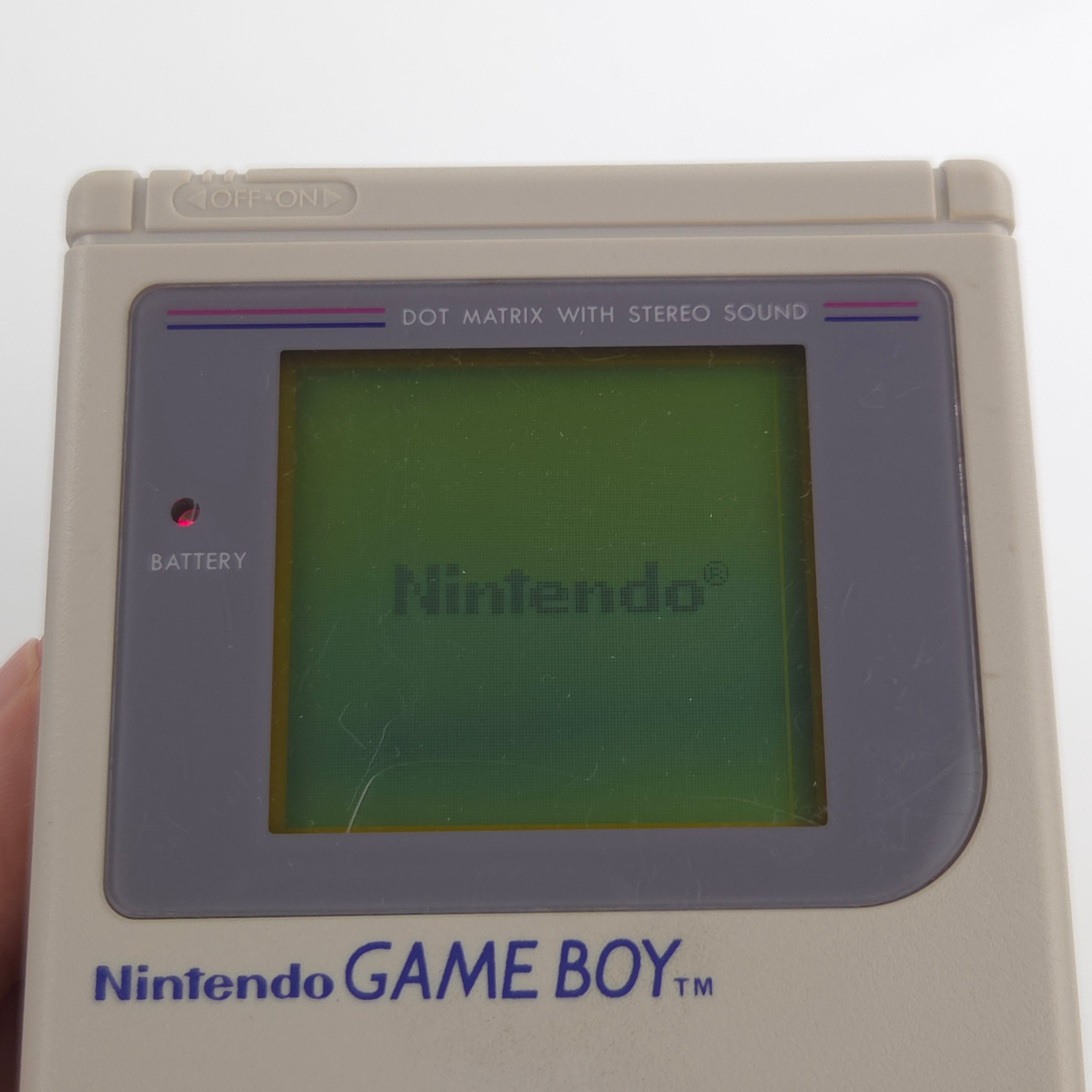 Nintendo Game Boy Konsole OVP PAL NOE gut Display teildefekt