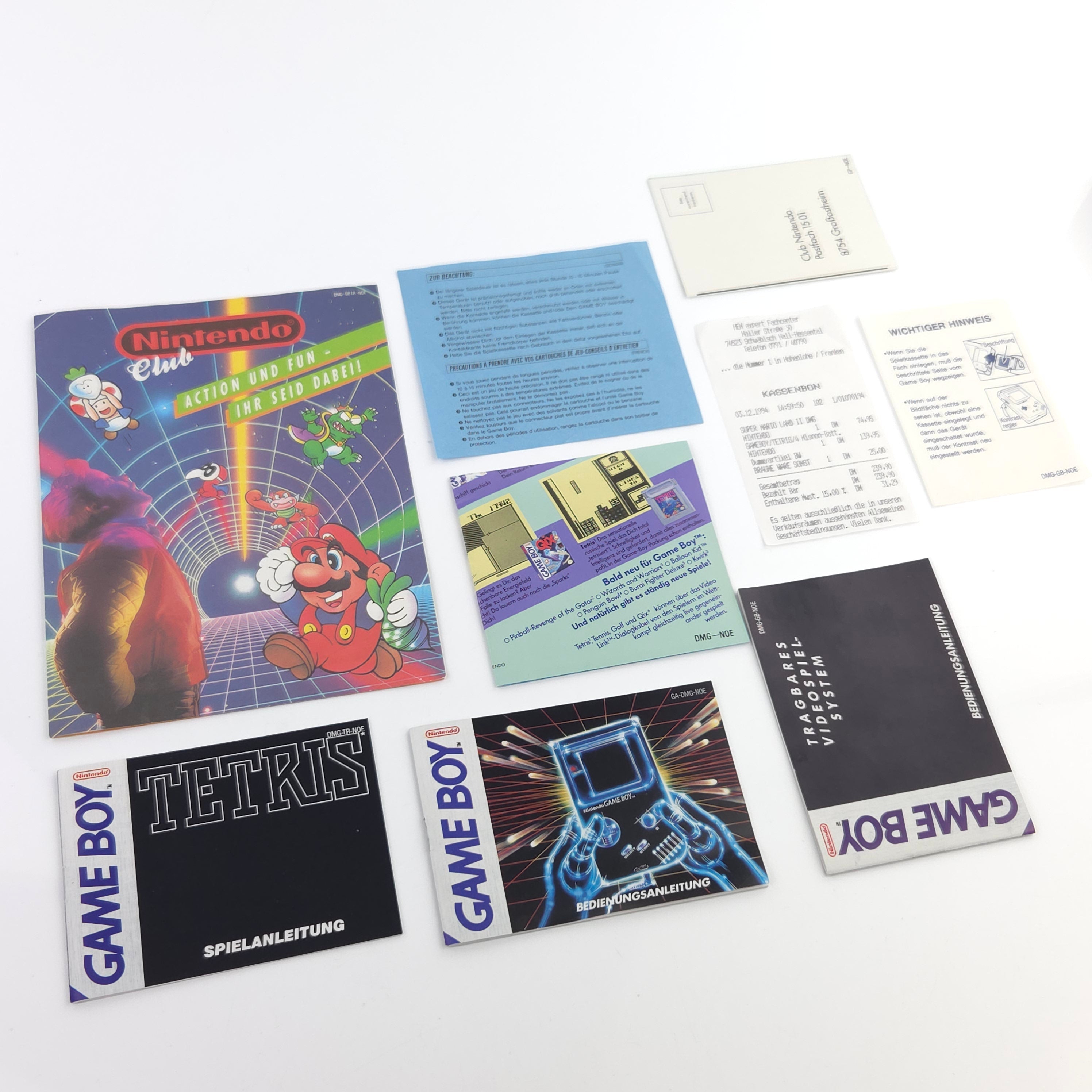 Nintendo Game Boy Konsole – Classic OVP PAL Hervorragend