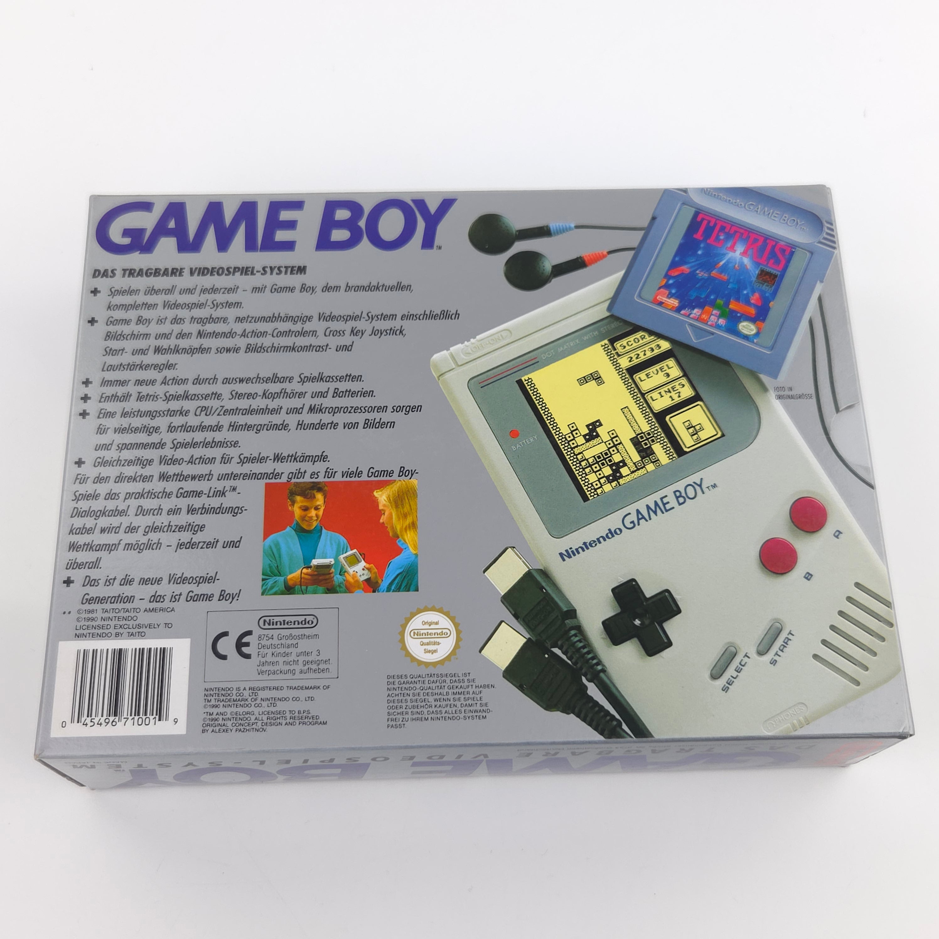Nintendo Game Boy Konsole – Classic OVP PAL Hervorragend