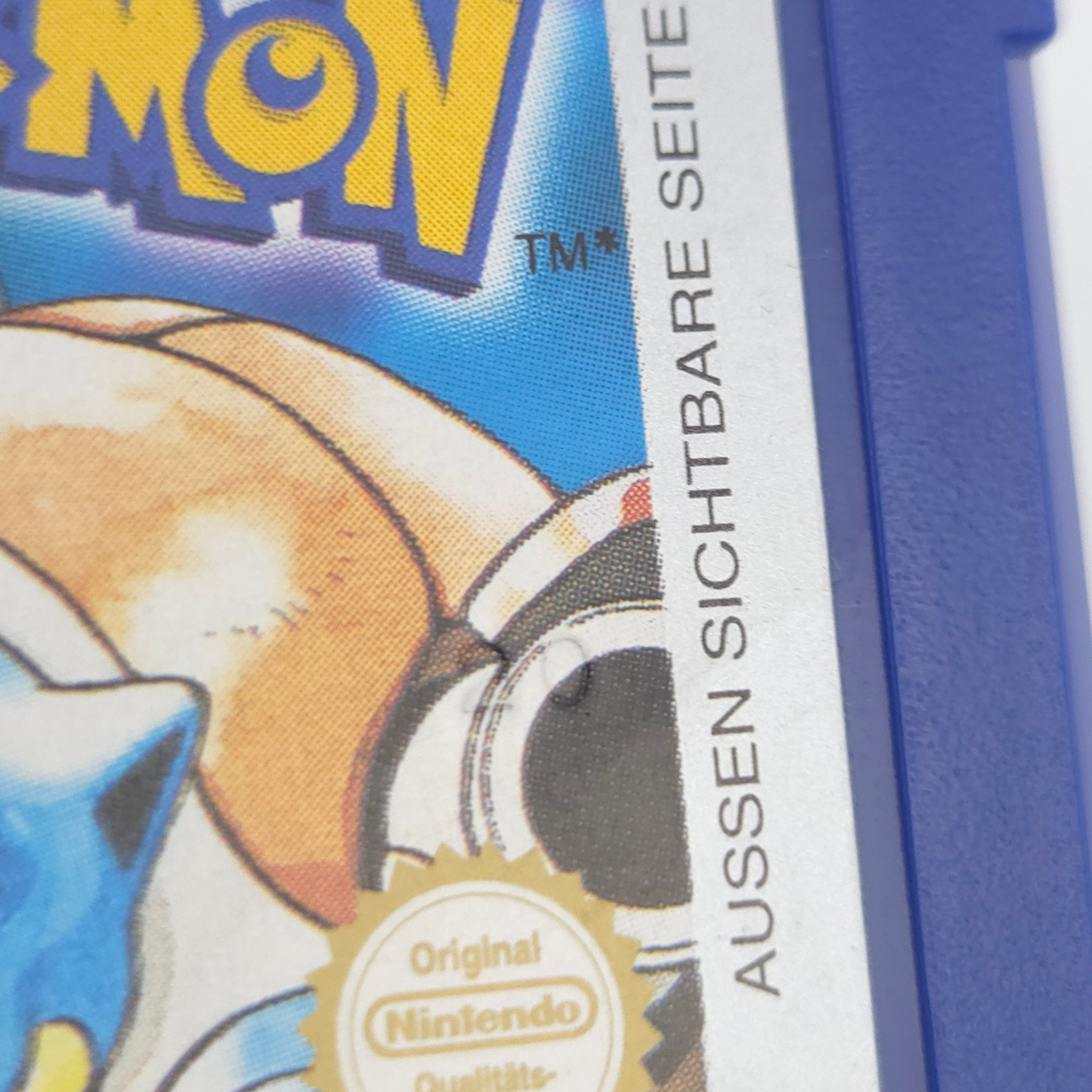 Game Boy Spiel – Pokemon Blaue Edition (PAL)