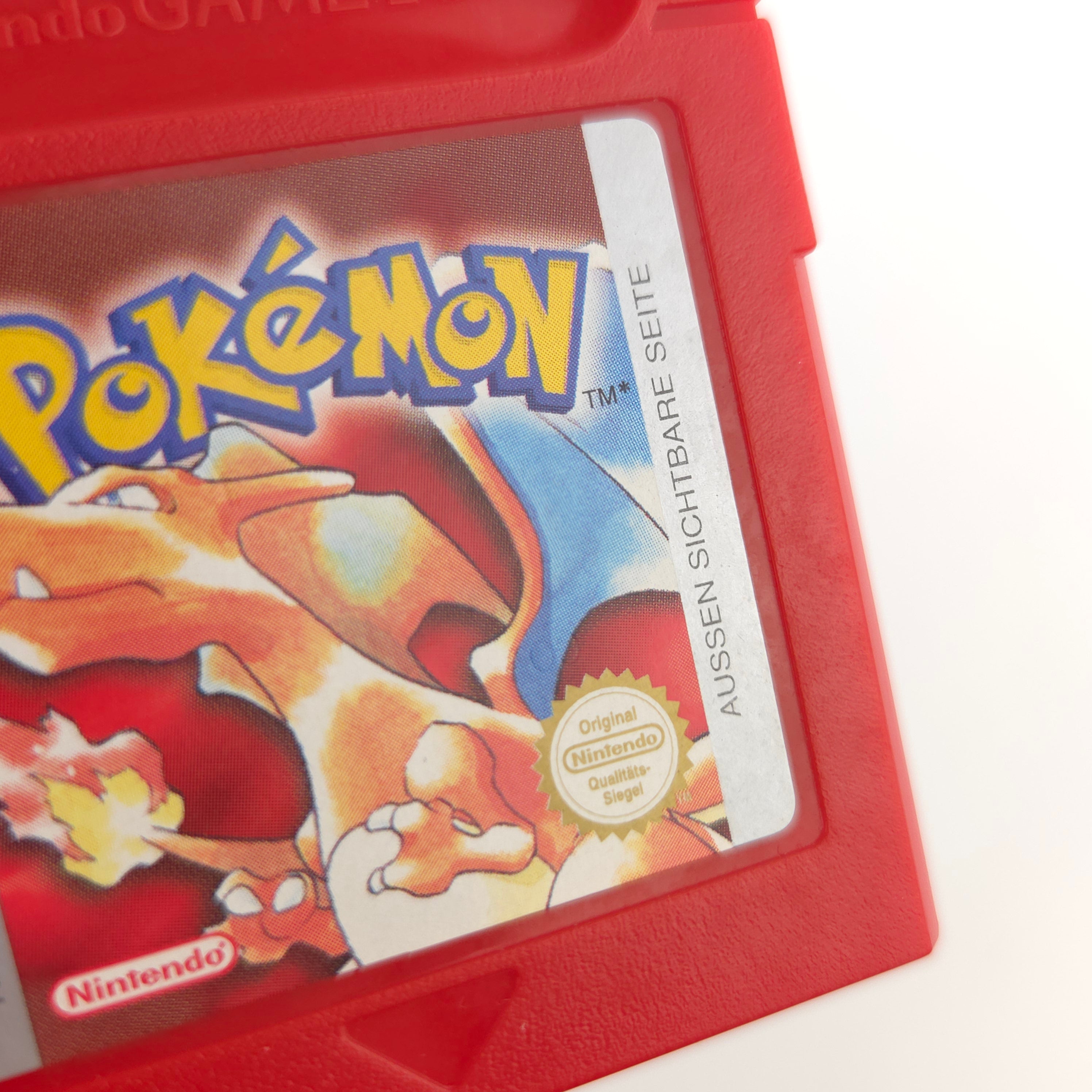 Nintendo Game Boy Spiel Pokemon Rote Edition GB PAL NOE