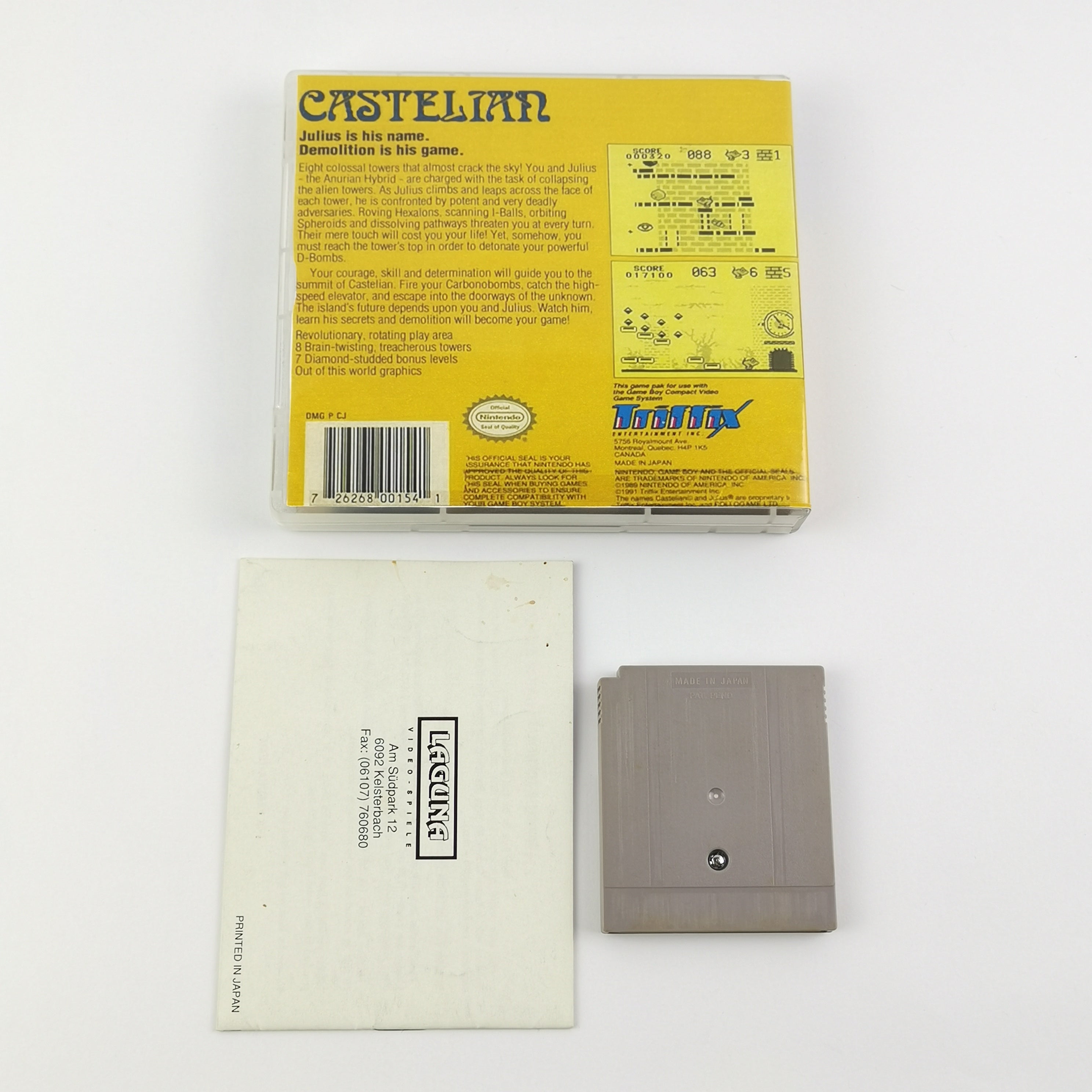 Nintendo Game Boy Classic Spiel – Castelian Modul PAL NOE