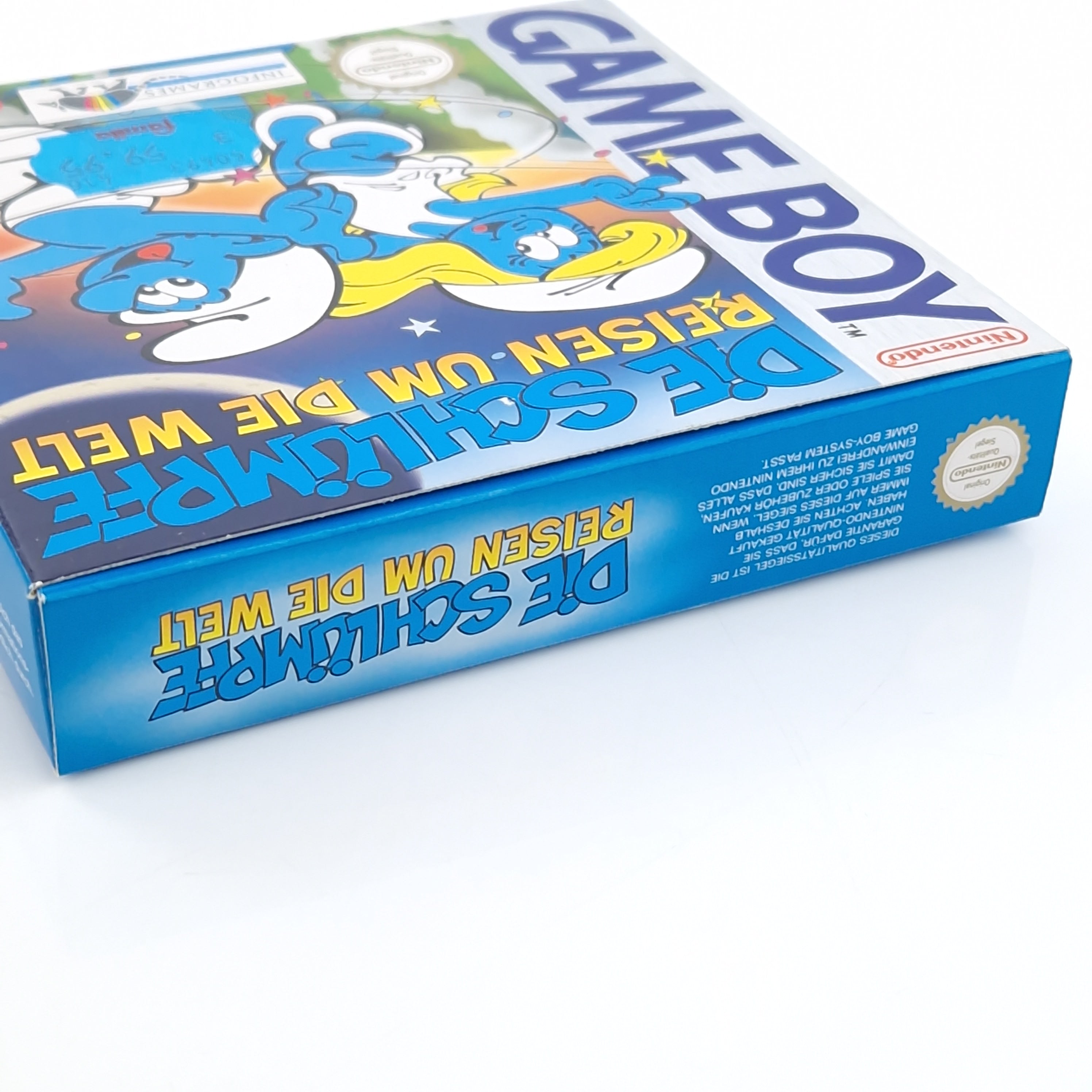 Nintendo Game Boy Spiel – Die Schlümpfe Reisen um die Welt OVP