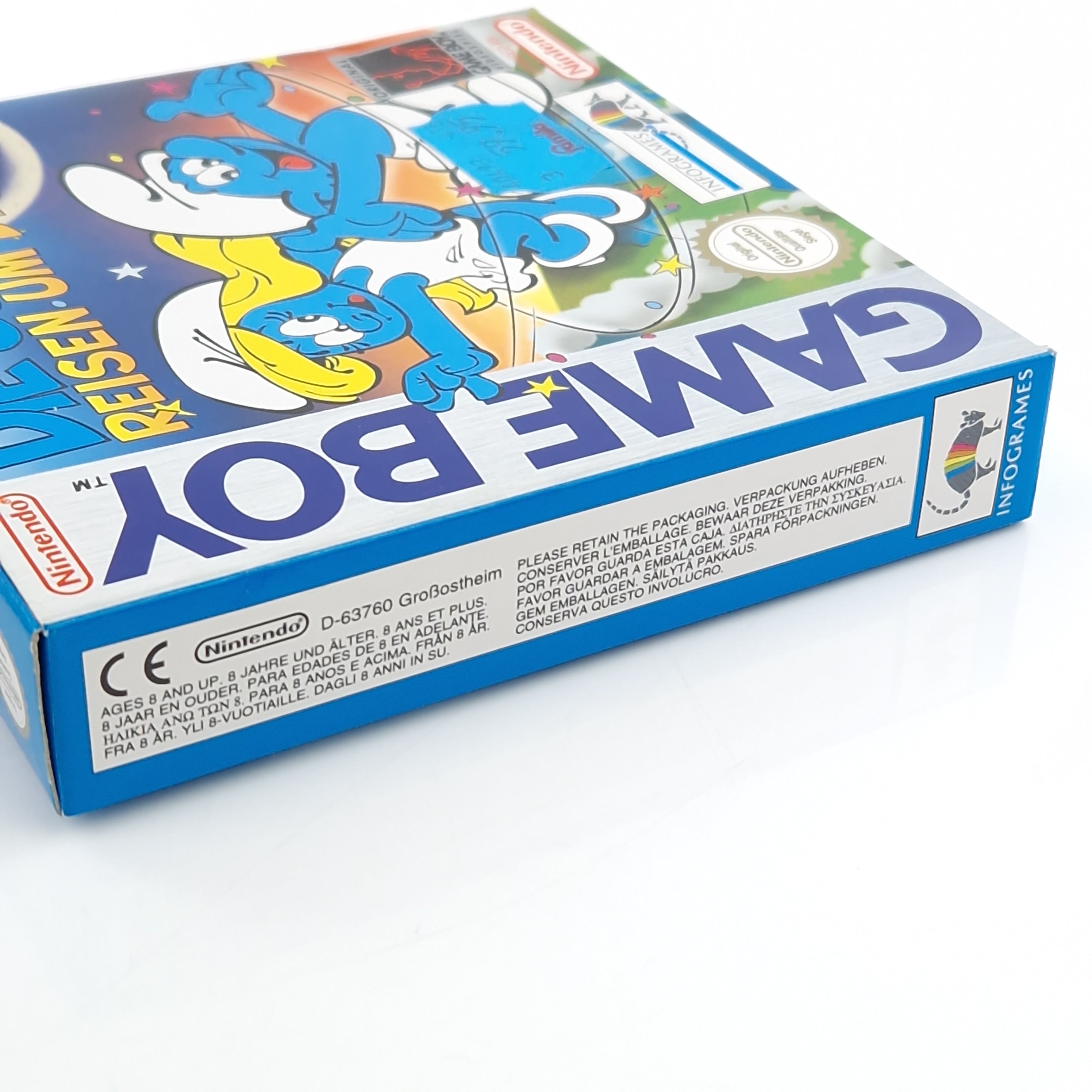 Nintendo Game Boy Spiel – Die Schlümpfe Reisen um die Welt OVP
