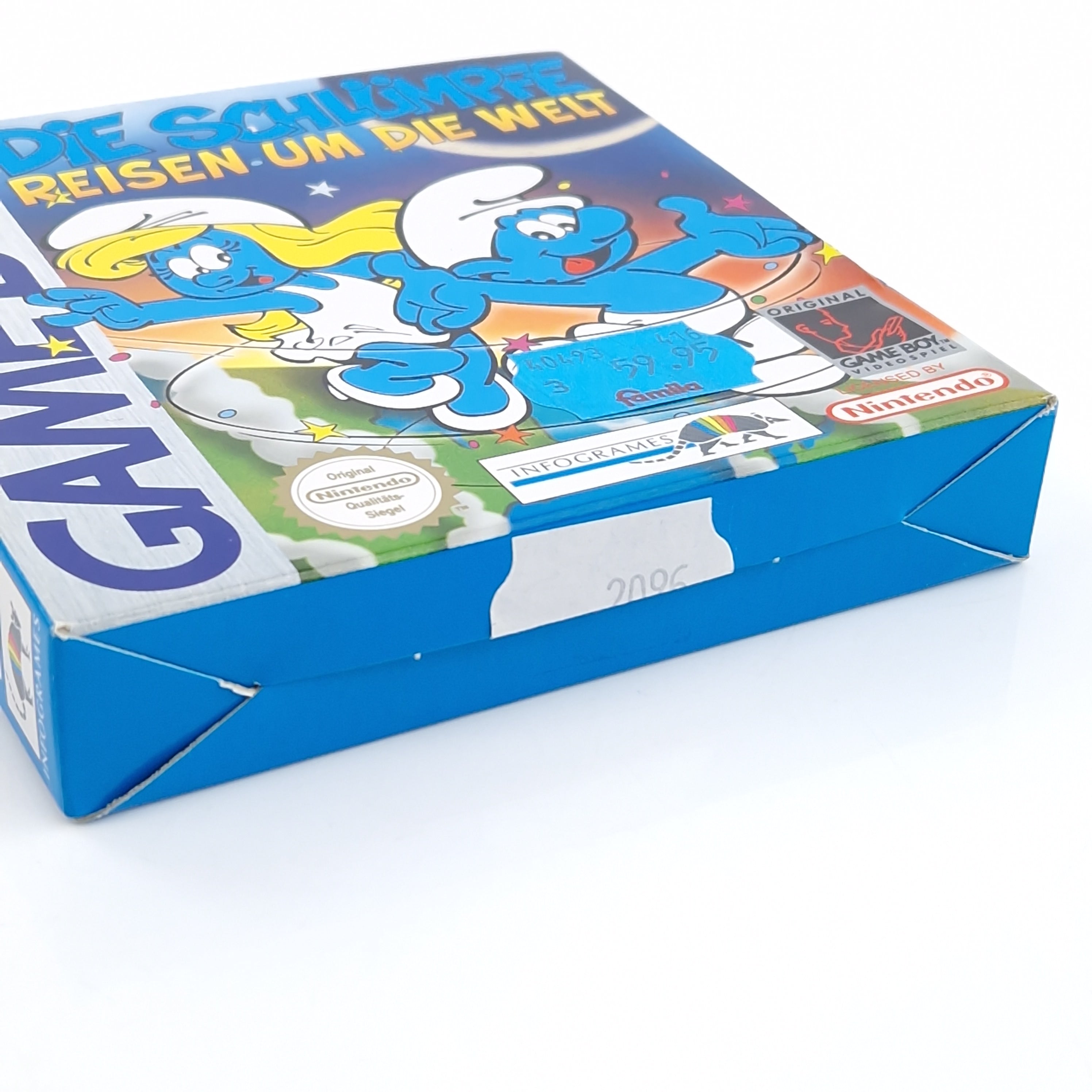 Nintendo Game Boy Spiel – Die Schlümpfe Reisen um die Welt OVP