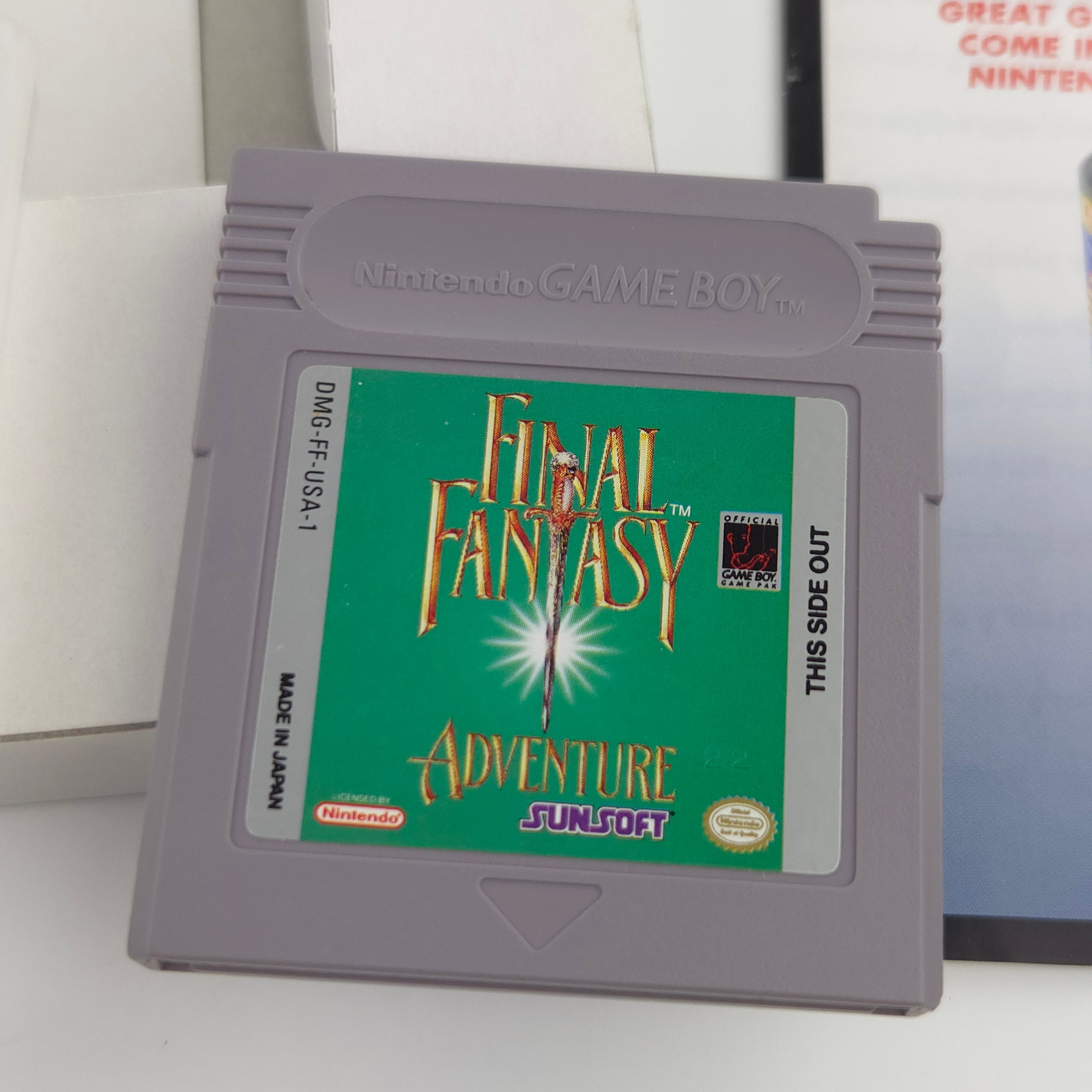 Nintendo Game Boy Spiel – Final Fantasy Adventure (OVP)