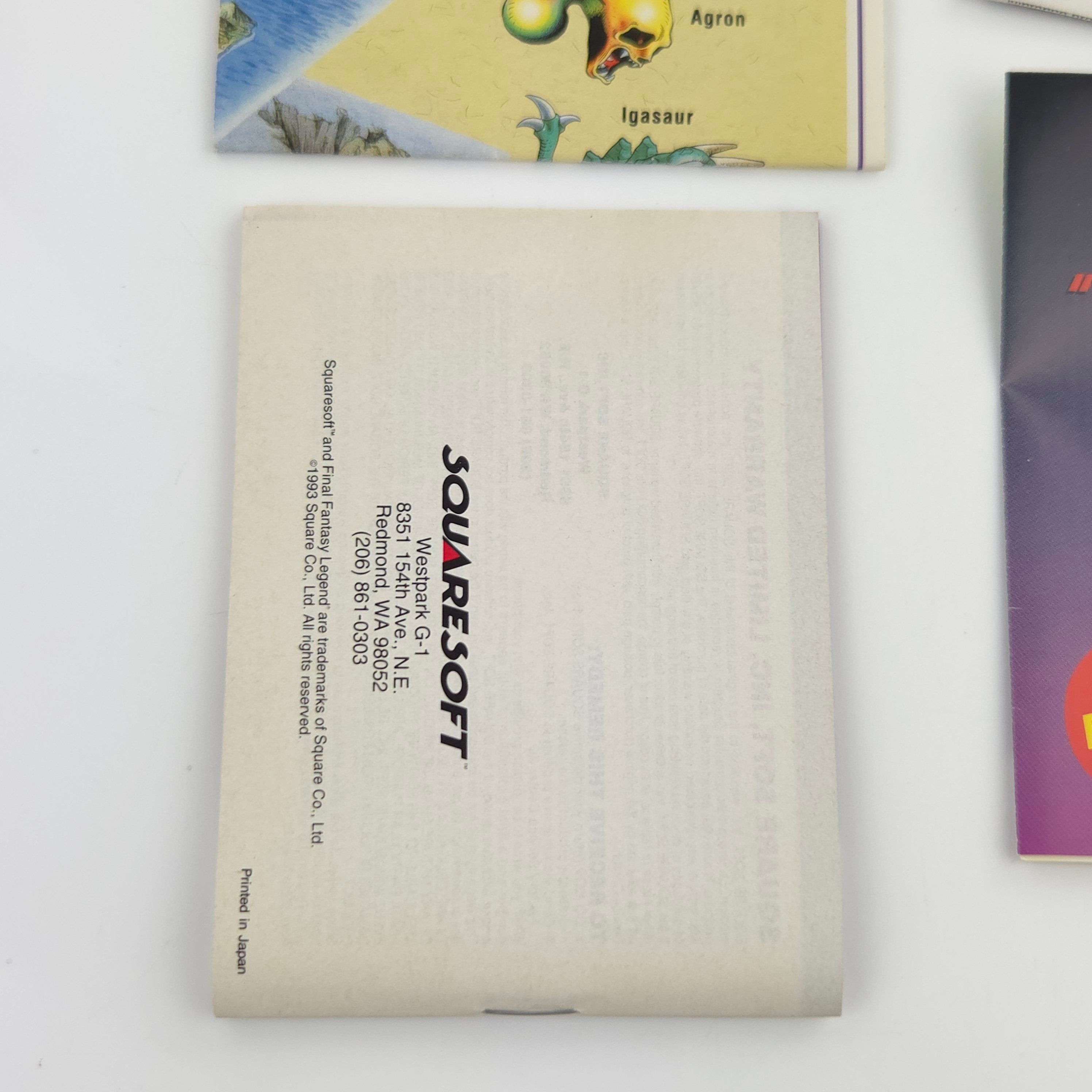 Game Boy Spiel – Final Fantasy Legend III OVP NTSC-USA