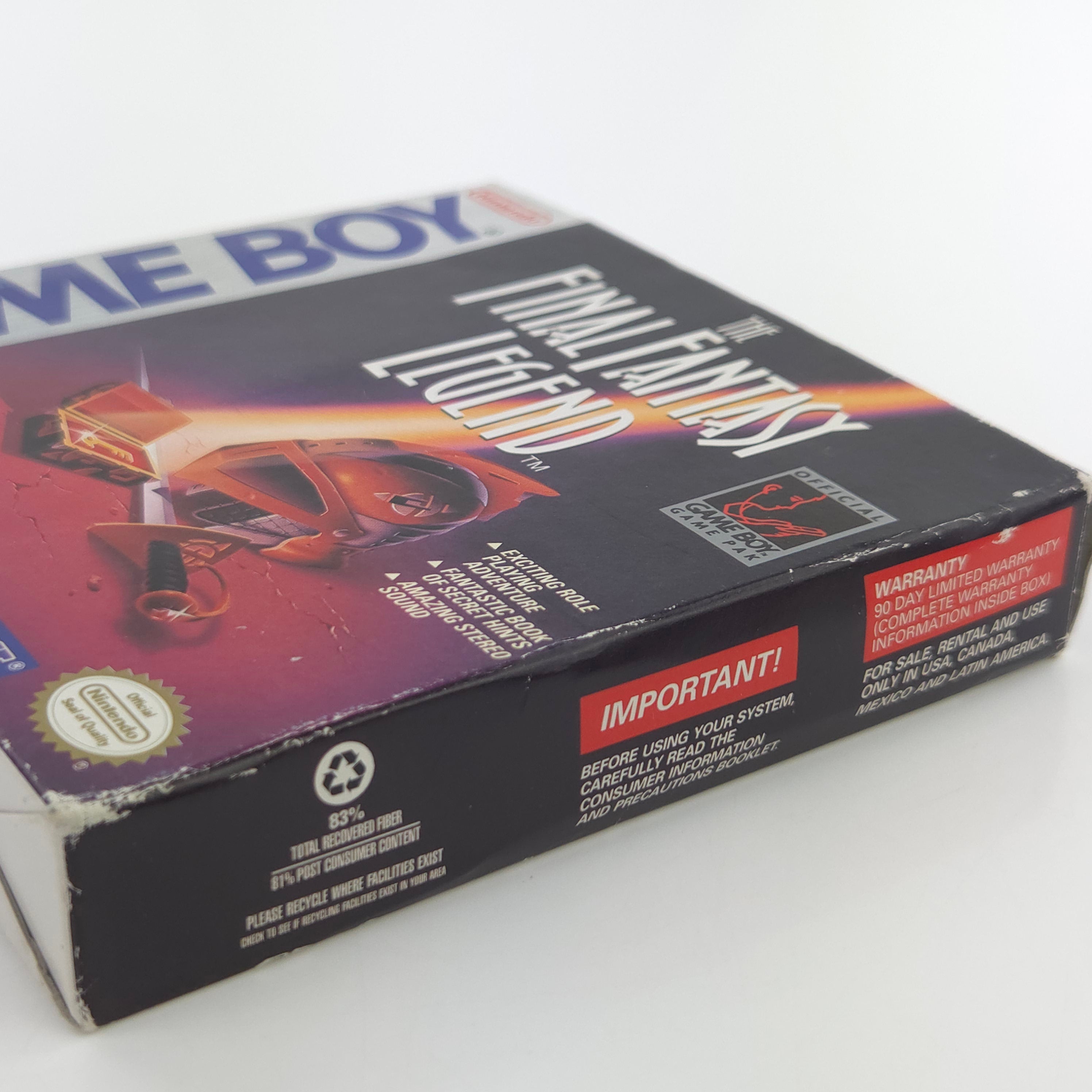 Nintendo Game Boy Spiel – Final Fantasy Legend (OVP)