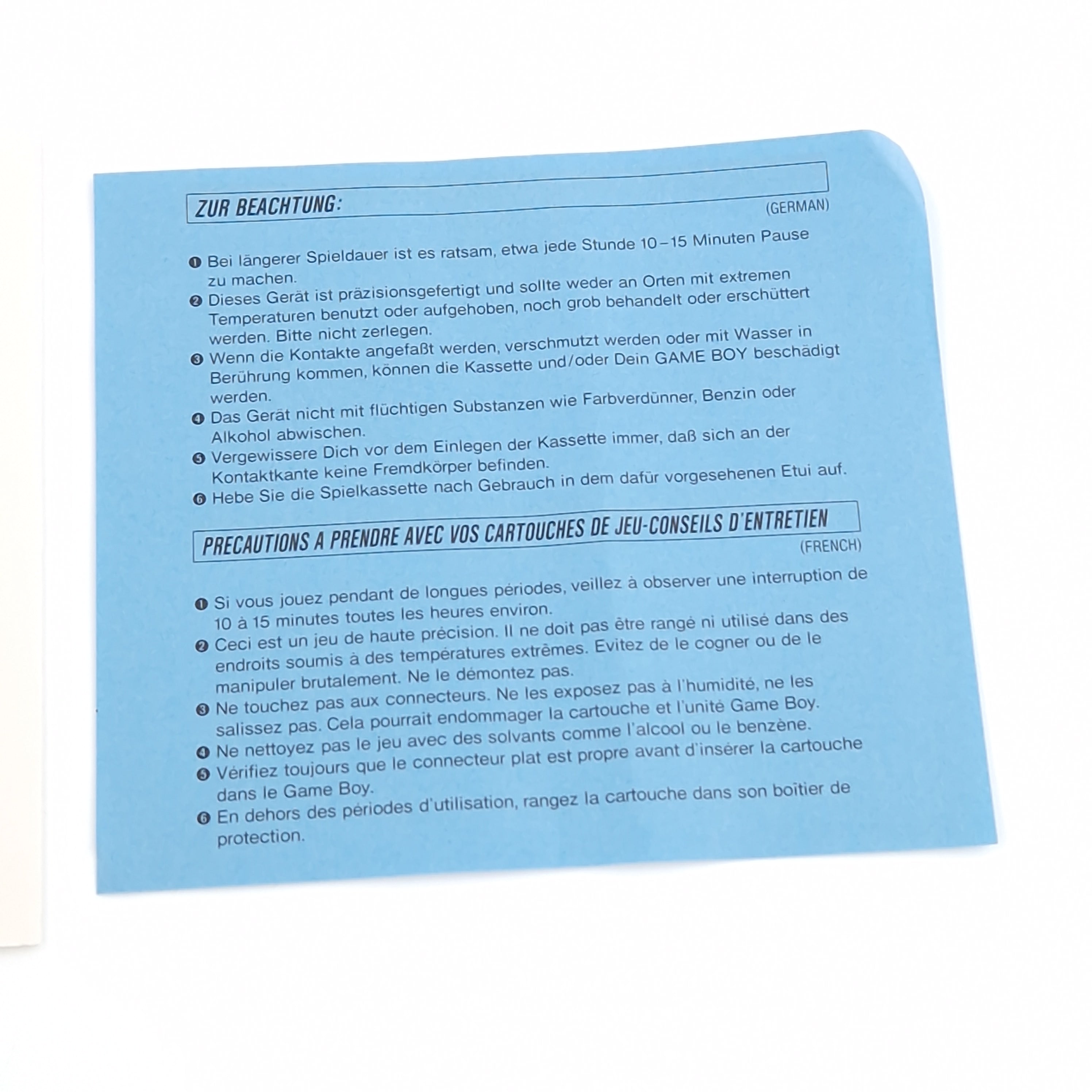 Nintendo Game Boy Spiel – Hugo 2 Modul Anleitung OVP PAL