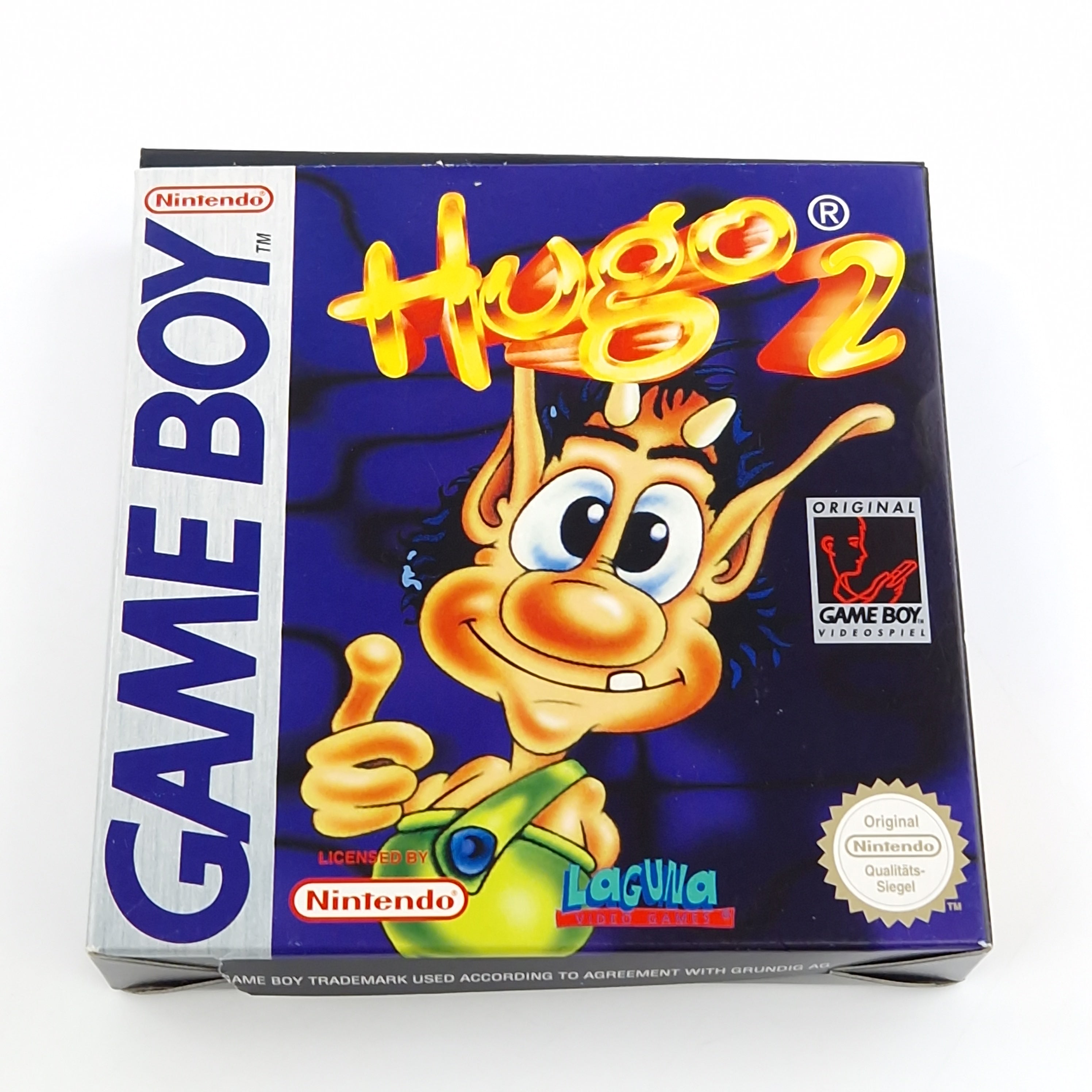 Nintendo Game Boy Spiel – Hugo 2 Modul Anleitung OVP PAL