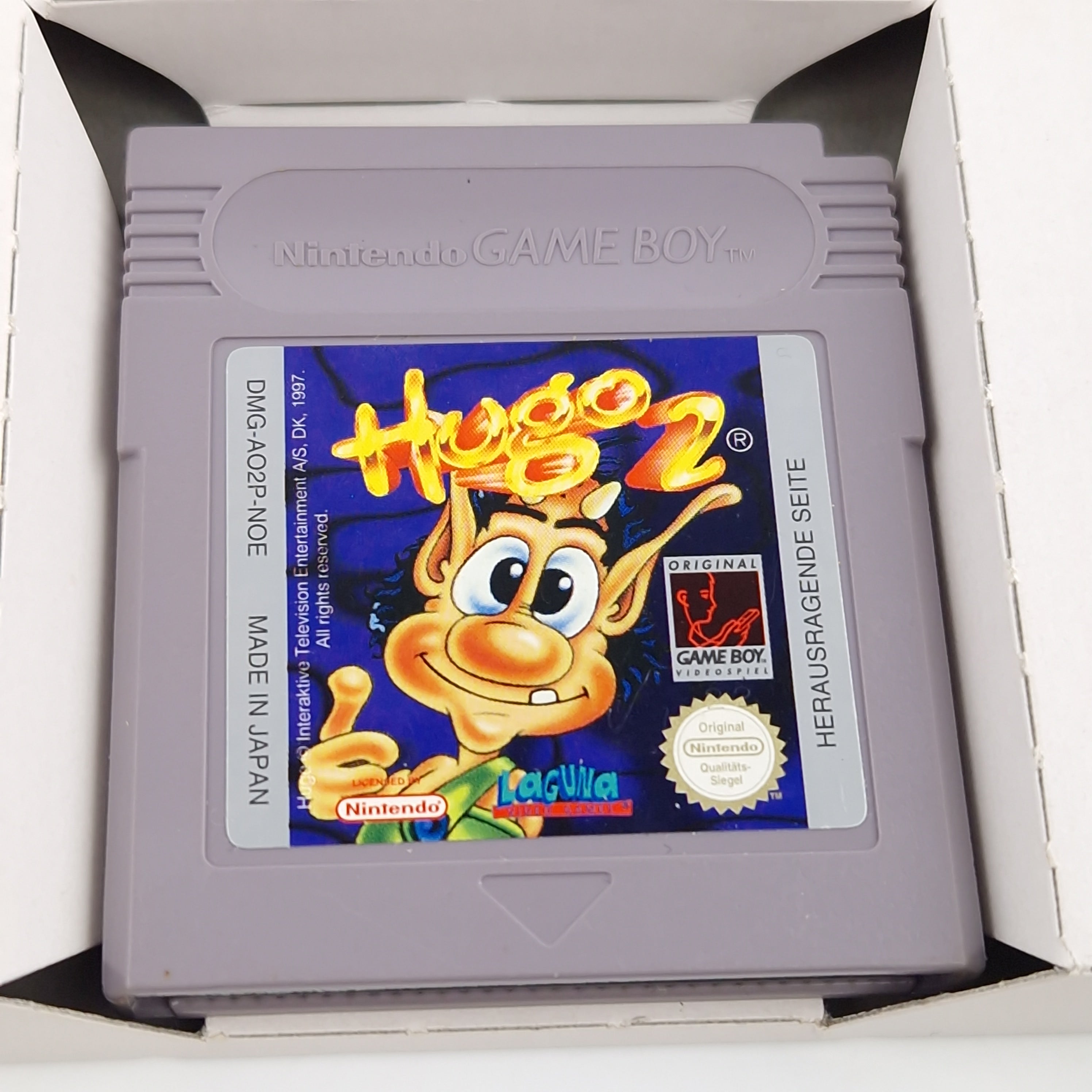 Nintendo Game Boy Spiel – Hugo 2 Modul Anleitung OVP PAL