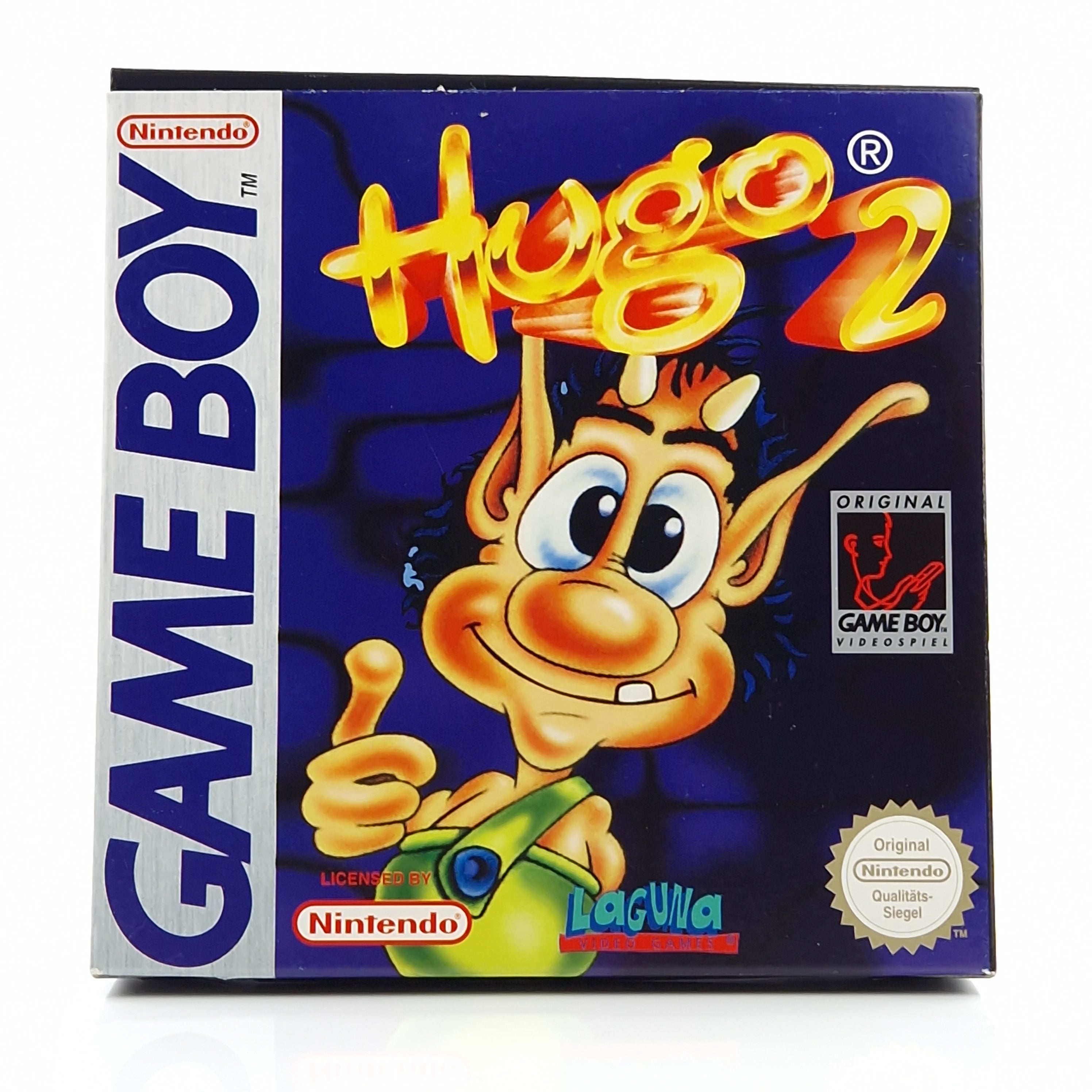 Nintendo Game Boy Spiel – Hugo 2 Modul Anleitung OVP PAL