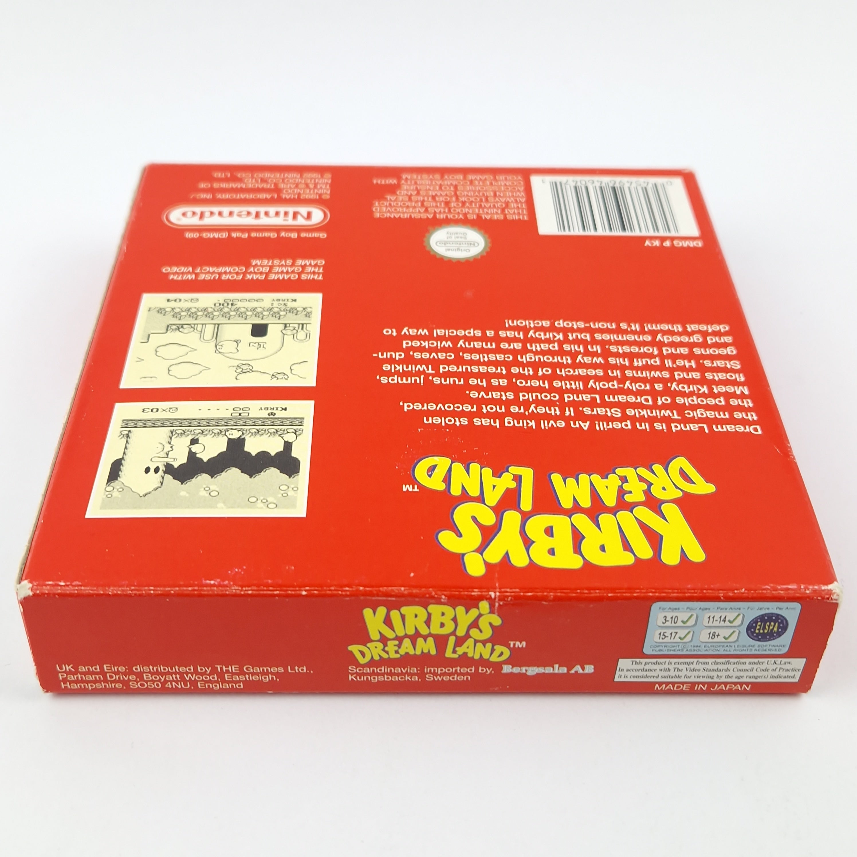 Nintendo Game Boy Spiel – Kirbys Dream Land (OVP PAL)