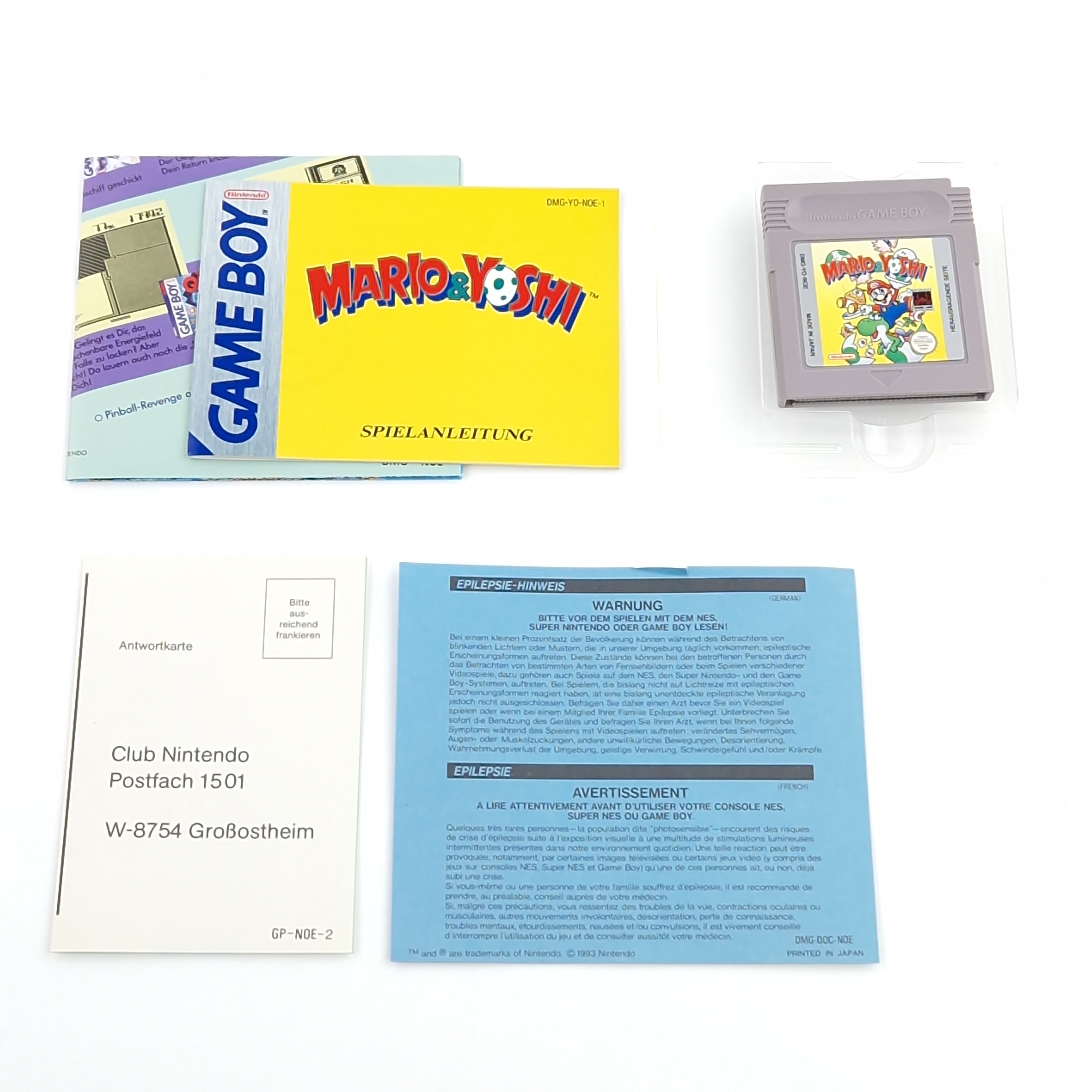 Nintendo Game Boy Spiel – Mario & Yoshi (OVP PAL)