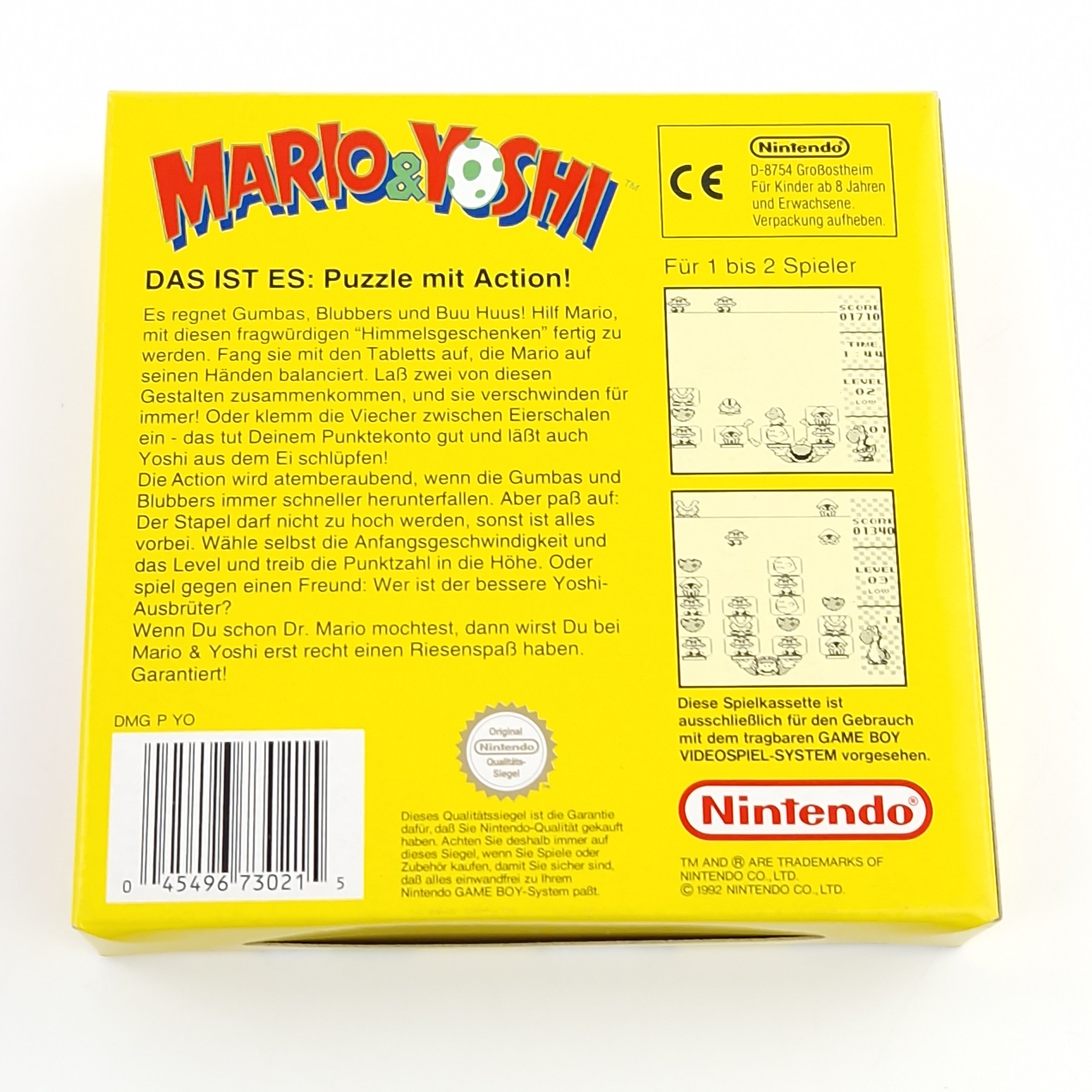 Nintendo Game Boy Spiel – Mario & Yoshi (OVP PAL)