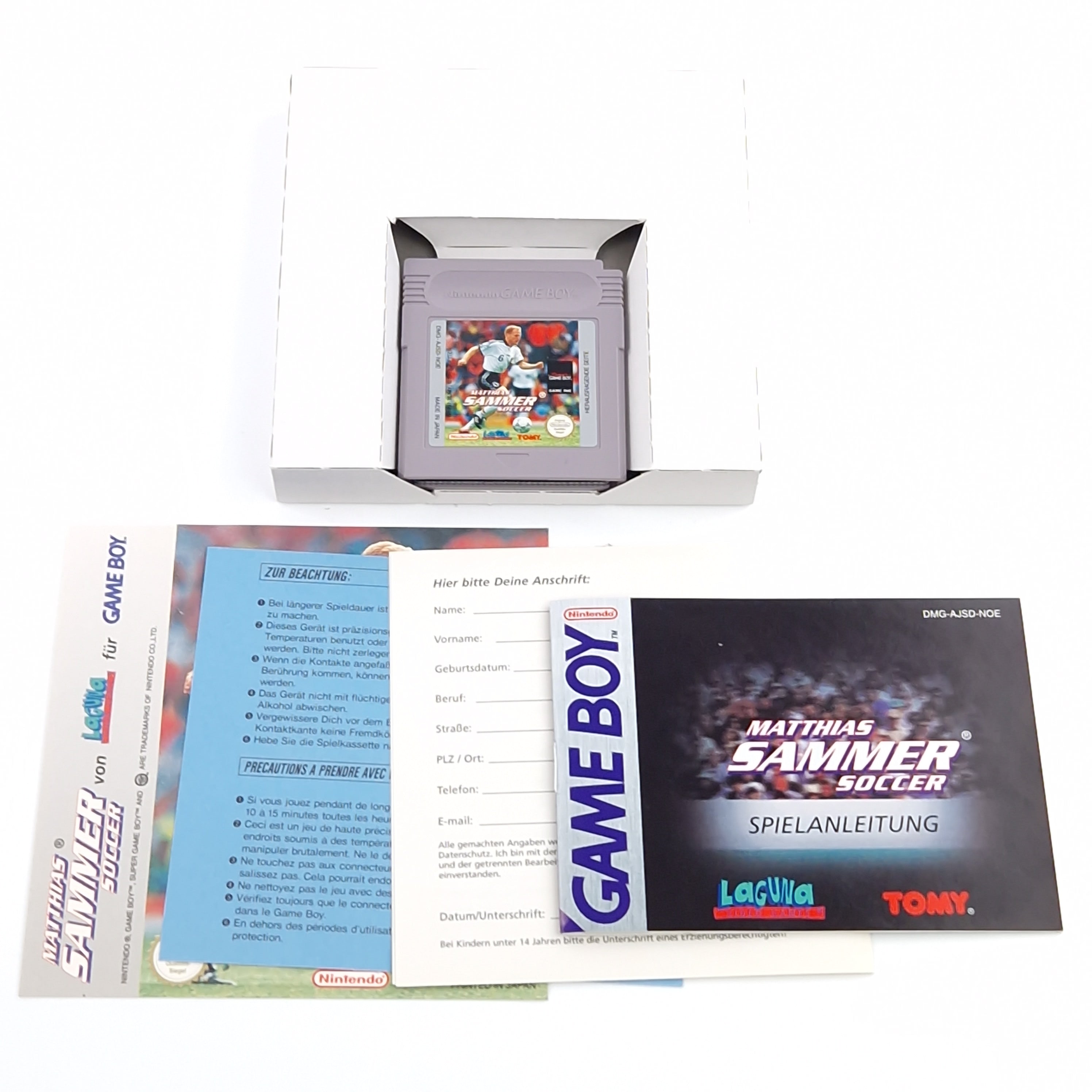 Nintendo Game Boy Spiel – Matthias Sammer Soccer (OVP PAL)