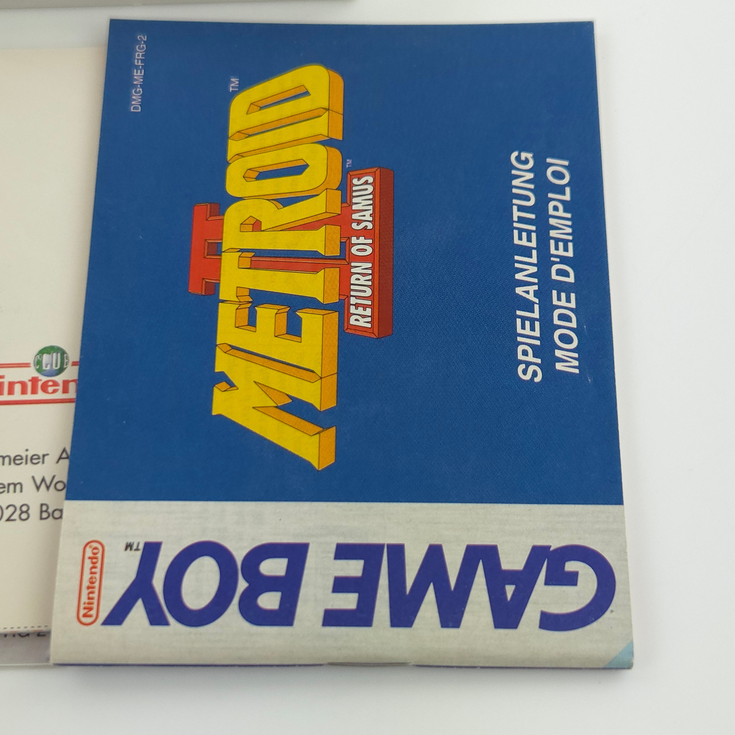 Game Boy Spiel – Metroid II Return of Samus (OVP PAL)