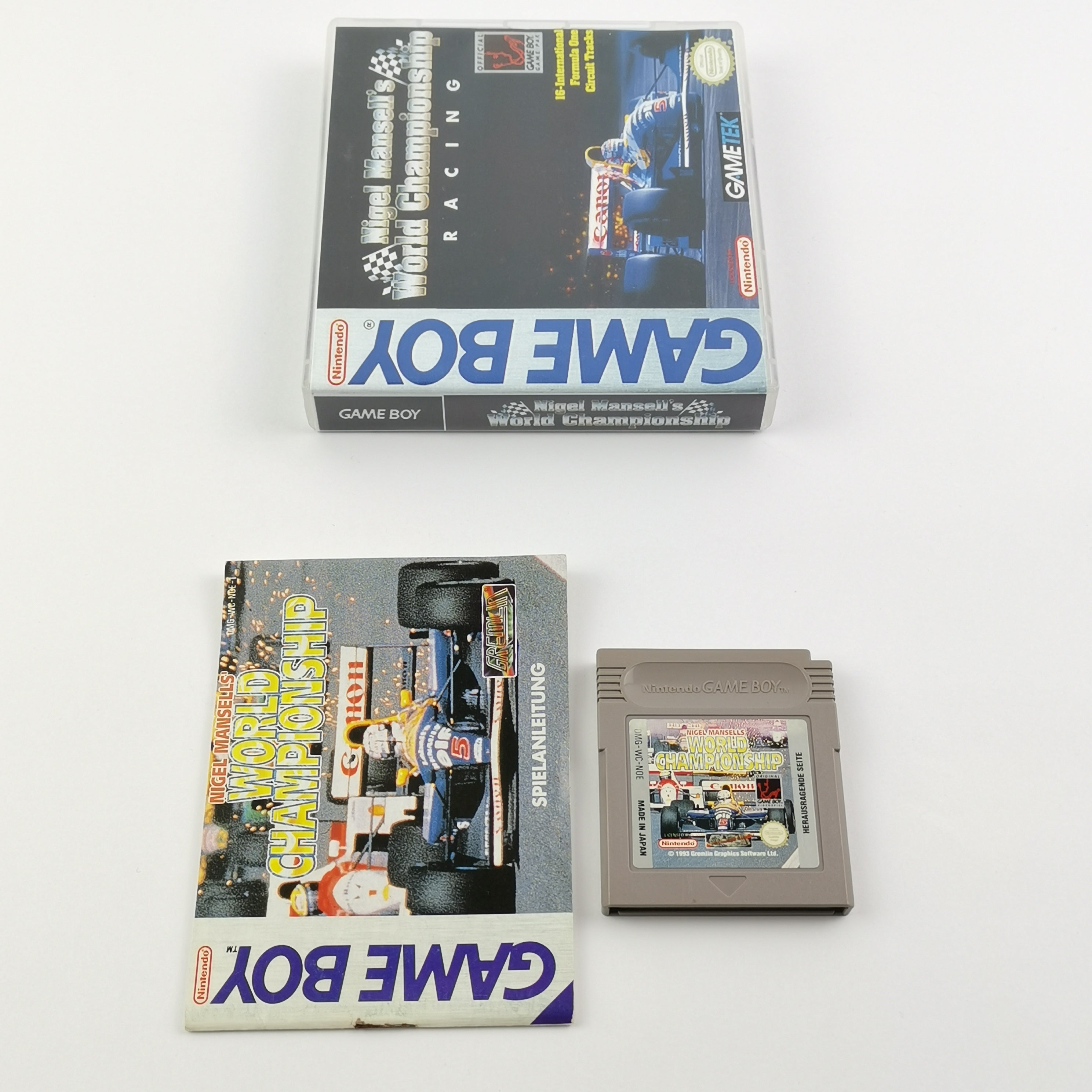 Nintendo Game Boy Classic Spiel: Nigel Mansells World Championship - Modul PAL