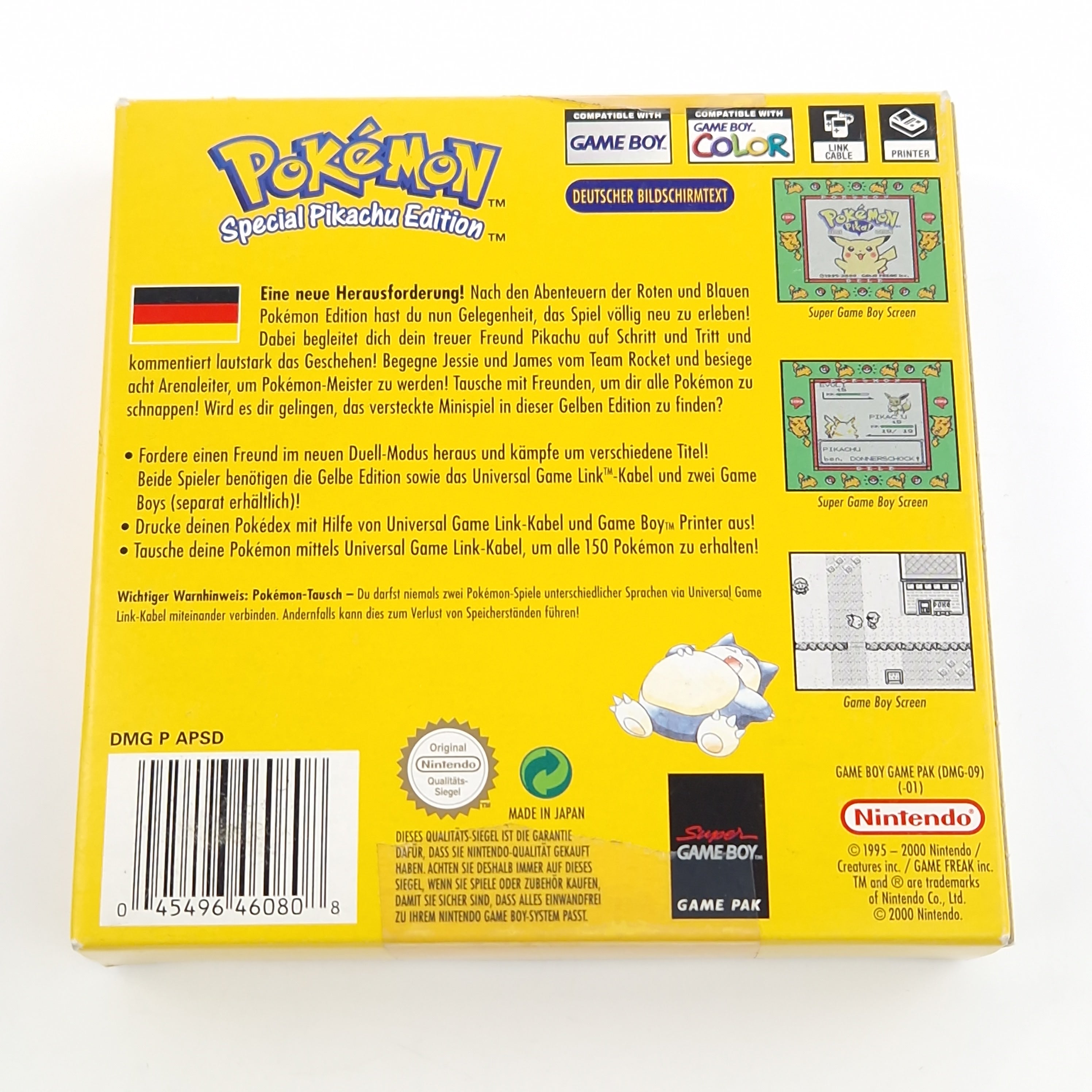 Nintendo Game Boy Spiel – Pokemon Special Pikachu Edition OVP