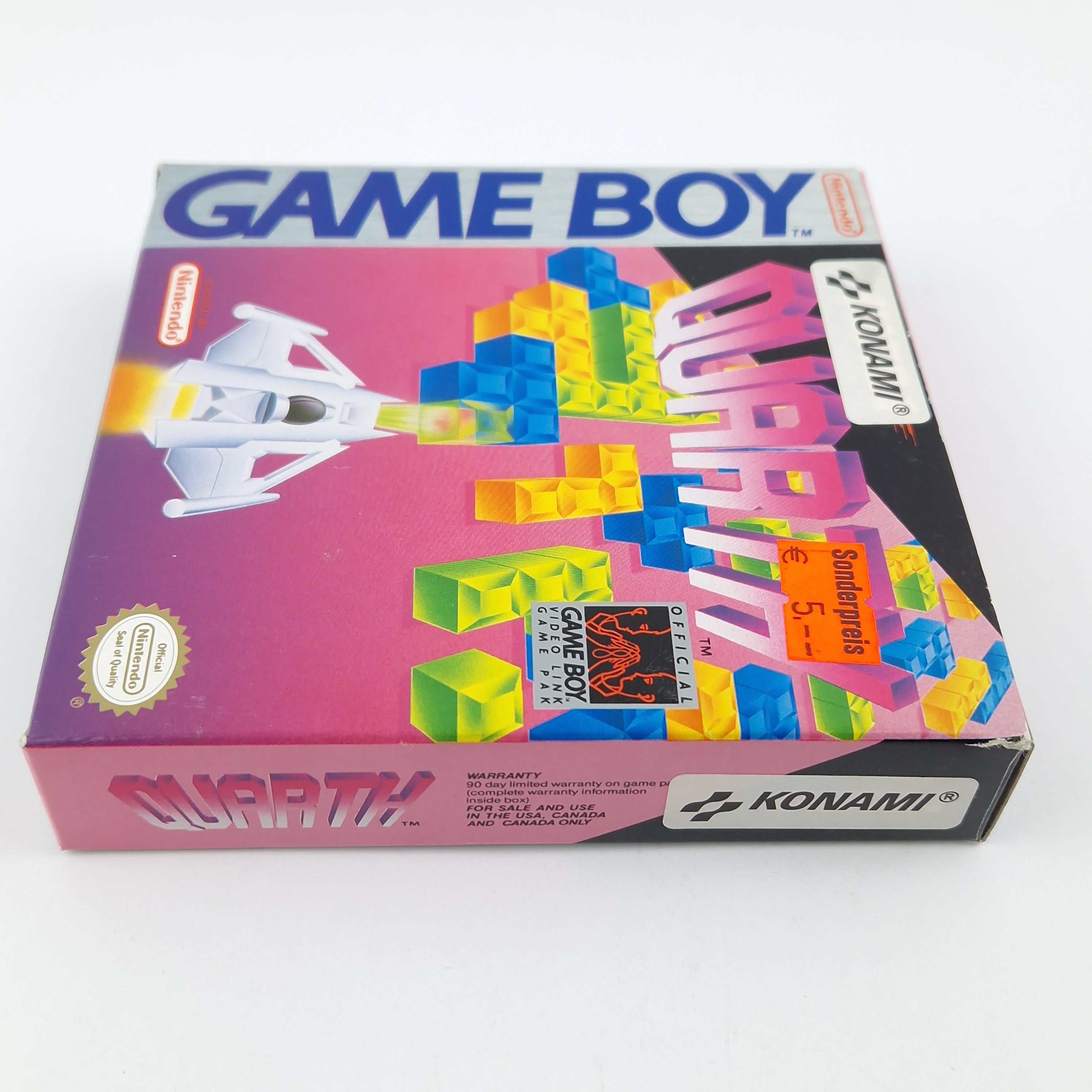 Nintendo Game Boy Spiel – Quarth Modul Anleitung OVP USA