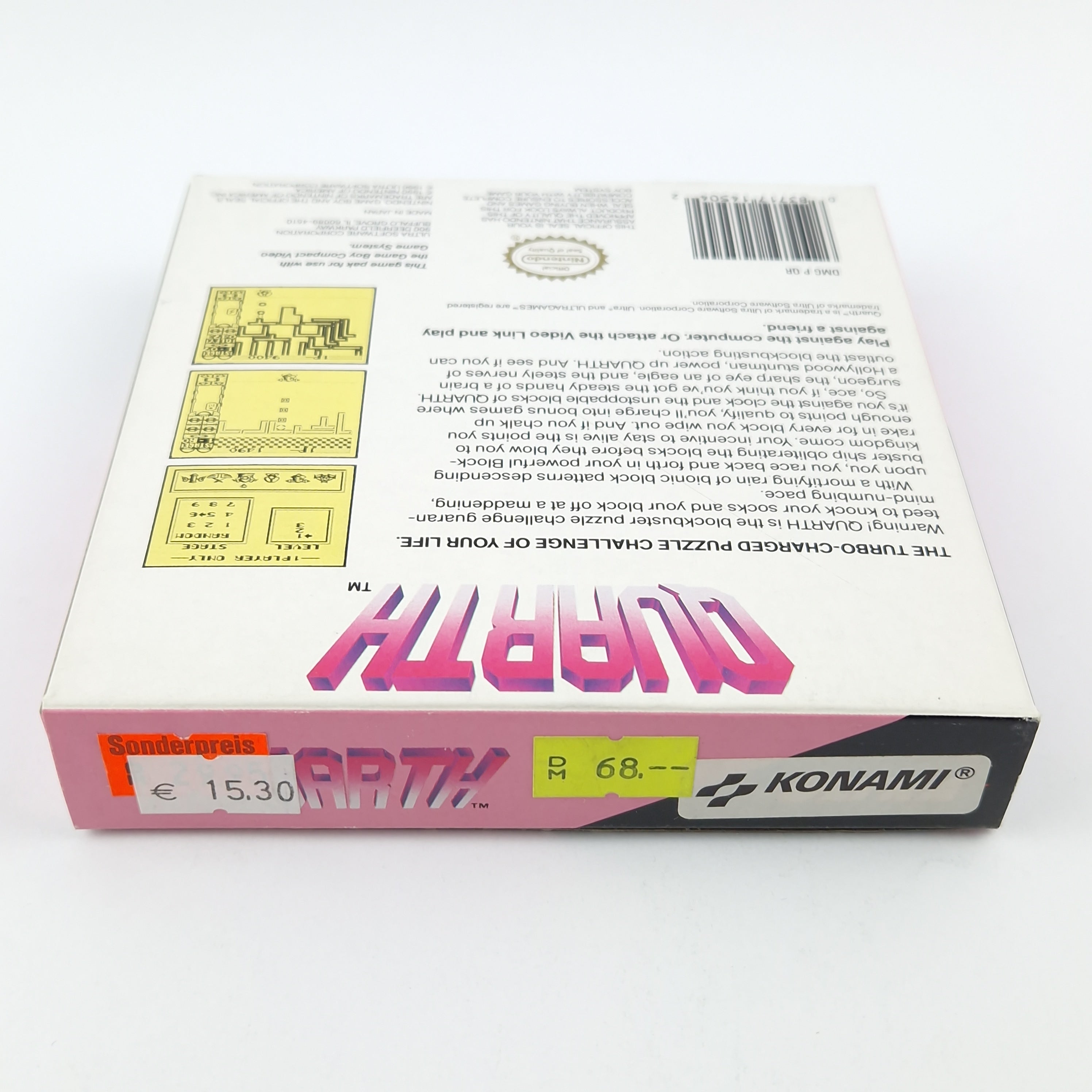 Nintendo Game Boy Spiel – Quarth Modul Anleitung OVP USA